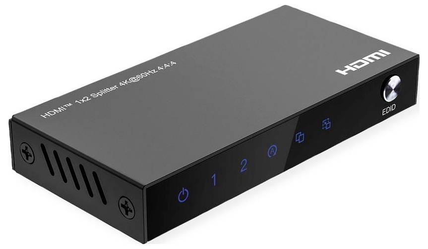 Value 14.99.3583 1+2 Port HDMI-Splitter Schwarz