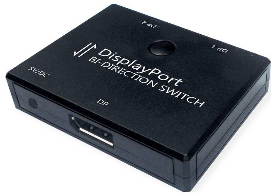 Value 14.99.3587 DisplayPort-Switch bidirektional verwendbar 3840 x 2160 Pixel