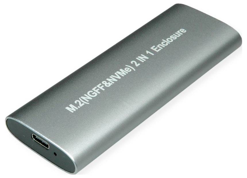 Value SSD-Gehäuse USB-C® (USB 3.2 Gen 2) Silber 16.99.4132