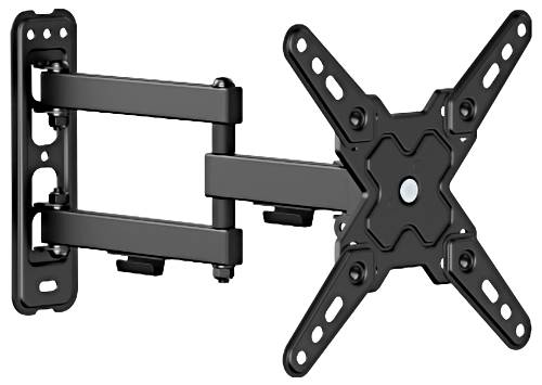 Value TV-Wandhalterungsset 1 33,0cm (13") - 109,2cm (43") Schwarz Neigbar, Schwenkbar