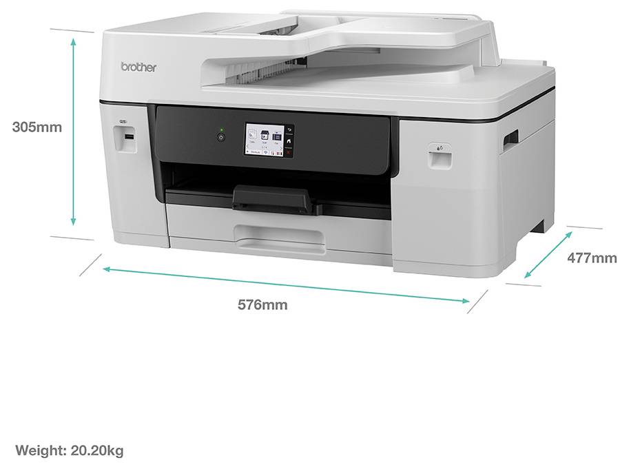 Brother MFC-J6760DW - Multifunktionsdruc Multifunktionsdrucker Tintenstrahl Farbe A3 Drucker, Scanner, Kopierer, Fax