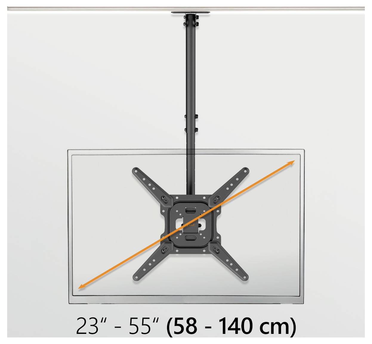 Deckenhalterung für Fernseher für Bildschirme von 23