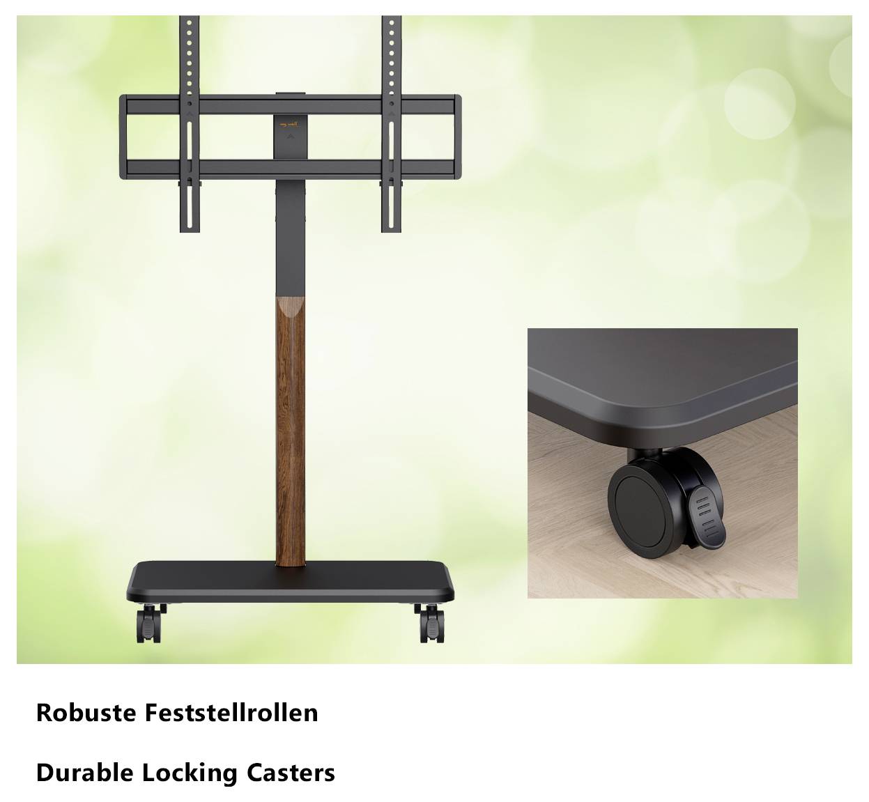 „Robuste Feststellrollen