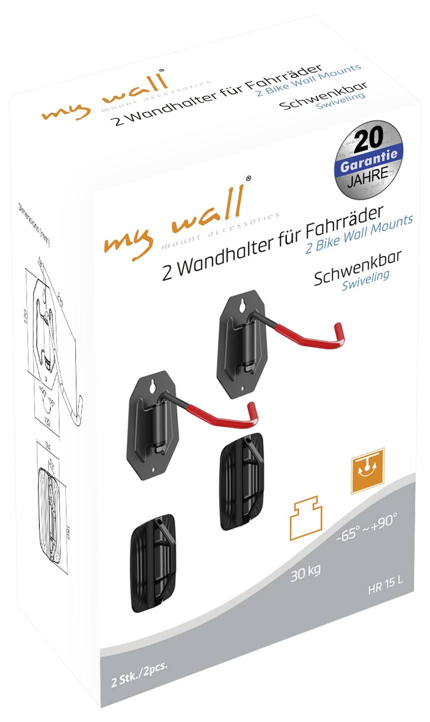 Karton mit „my wall 2 Fahrrad-Wandhalterungen
