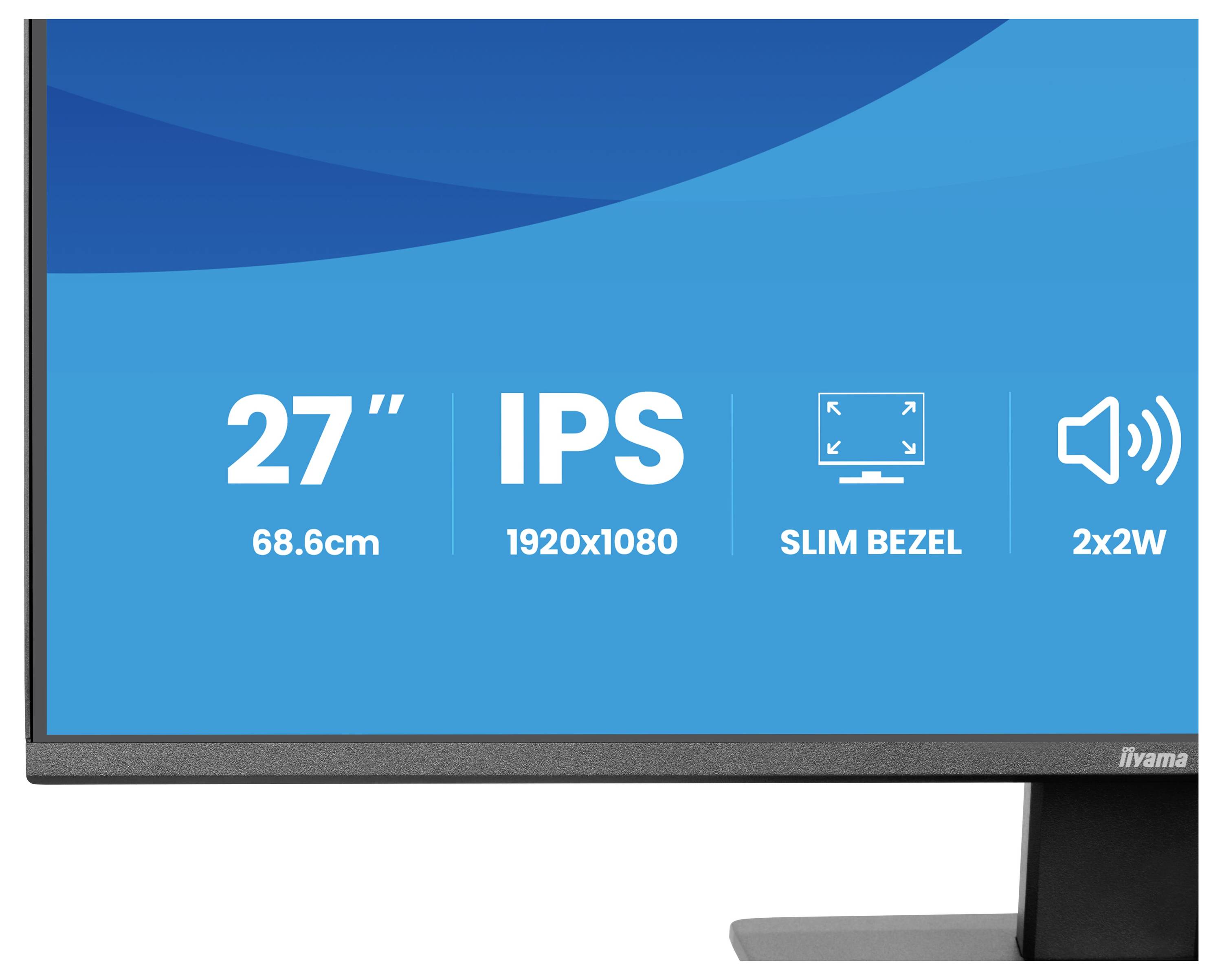Iiyama ProLite LED-Monitor EEK C (A - G) 68.6 cm (27 Zoll) 1920 x 1080 Pixel 16:9 1 ms IPS LED
