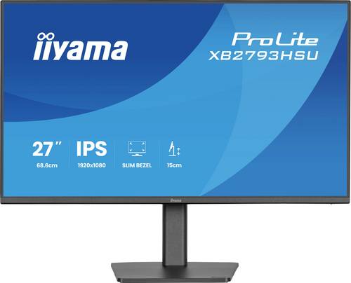 Iiyama ProLite LED-Monitor EEK C (A - G) 68.6 cm (27 Zoll) 1920 x 1080 Pixel 16:9 1 ms IPS LED