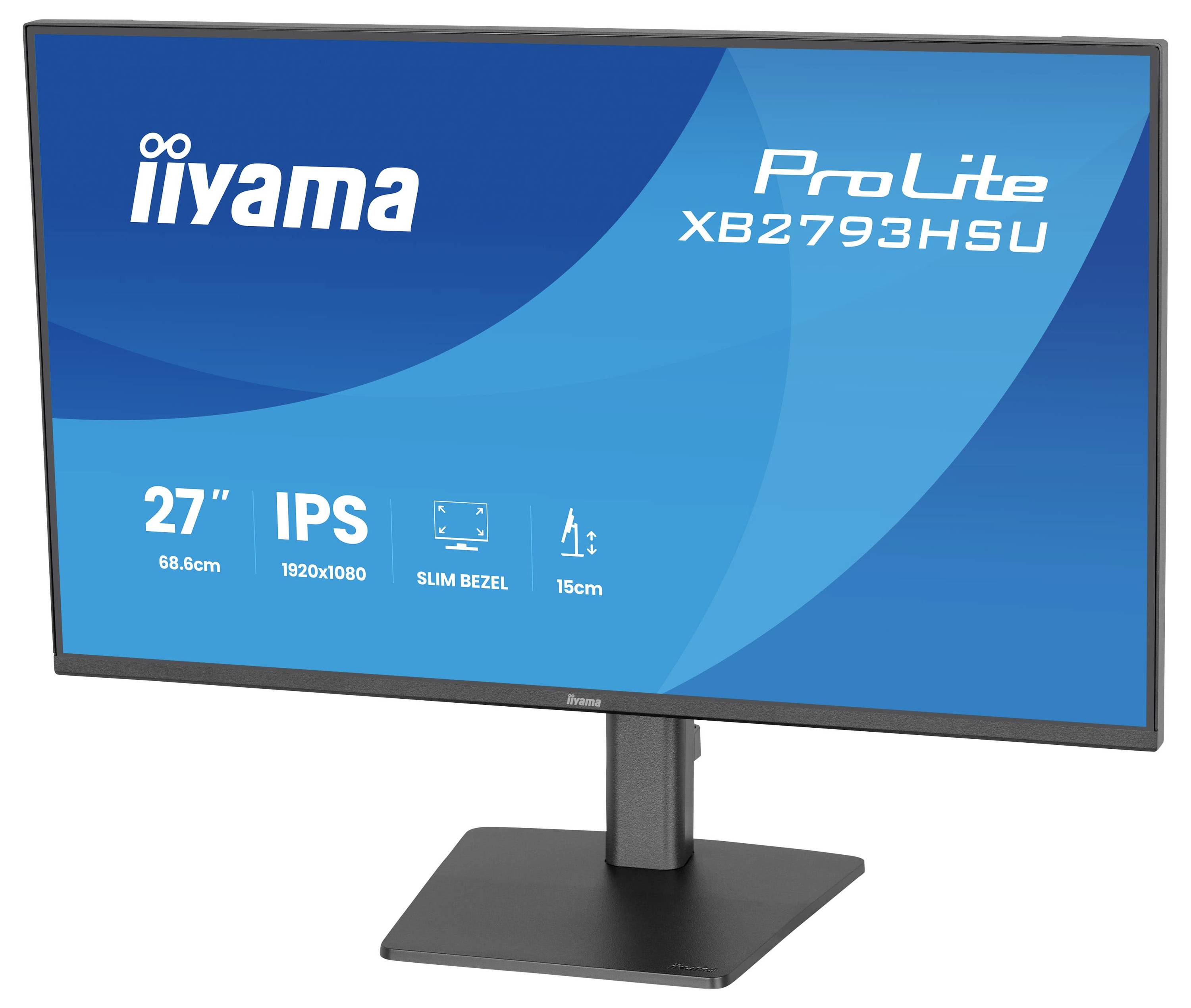 Iiyama ProLite LED-Monitor EEK C (A - G) 68.6 cm (27 Zoll) 1920 x 1080 Pixel 16:9 1 ms IPS LED