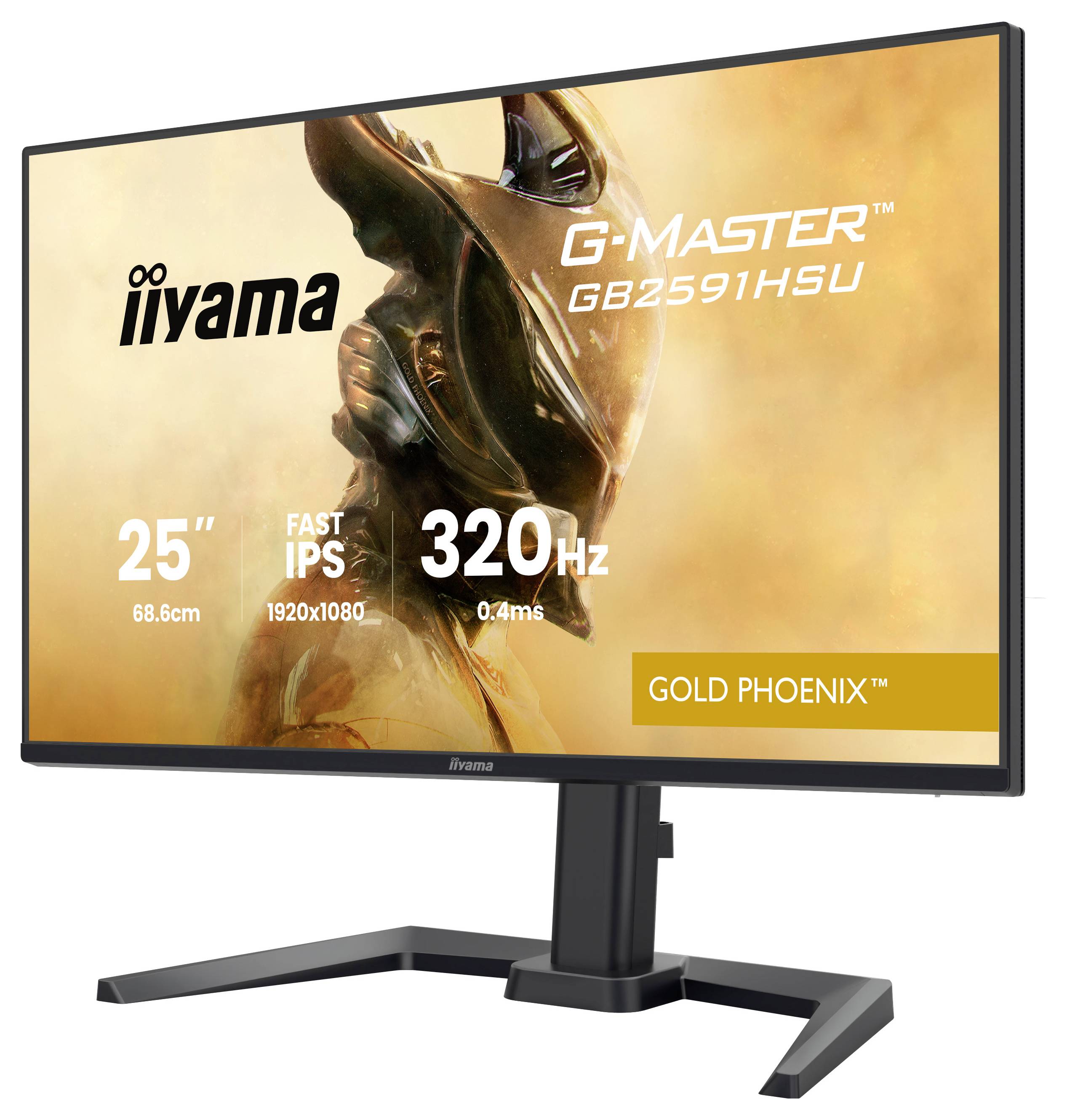 'iiyama G-Master GB2591HSU' Computermonitor mit der Bezeichnung „Gold Phoenix