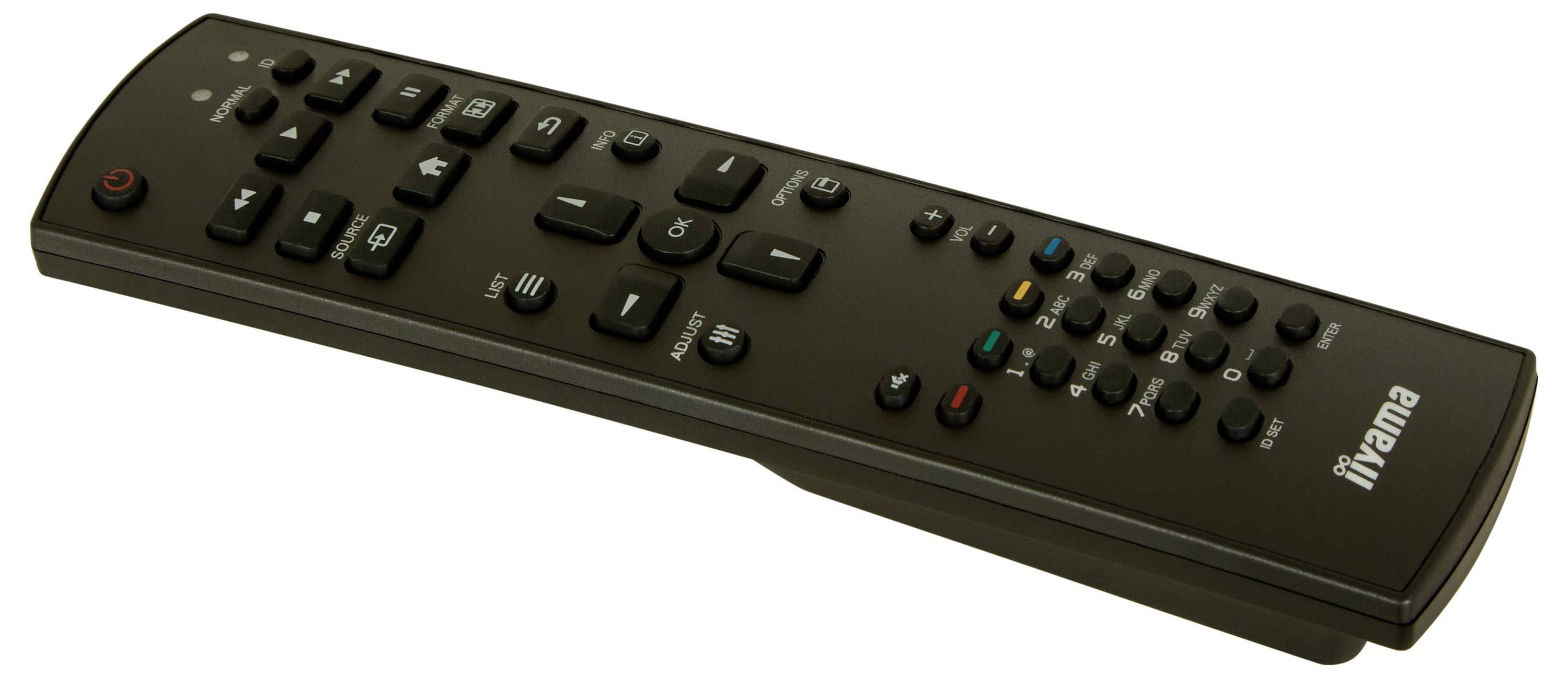 'G-Master Black Hawk' Monitor-Rückansicht mit eckigem Design und Ständer, mit dem Logo der Marke.