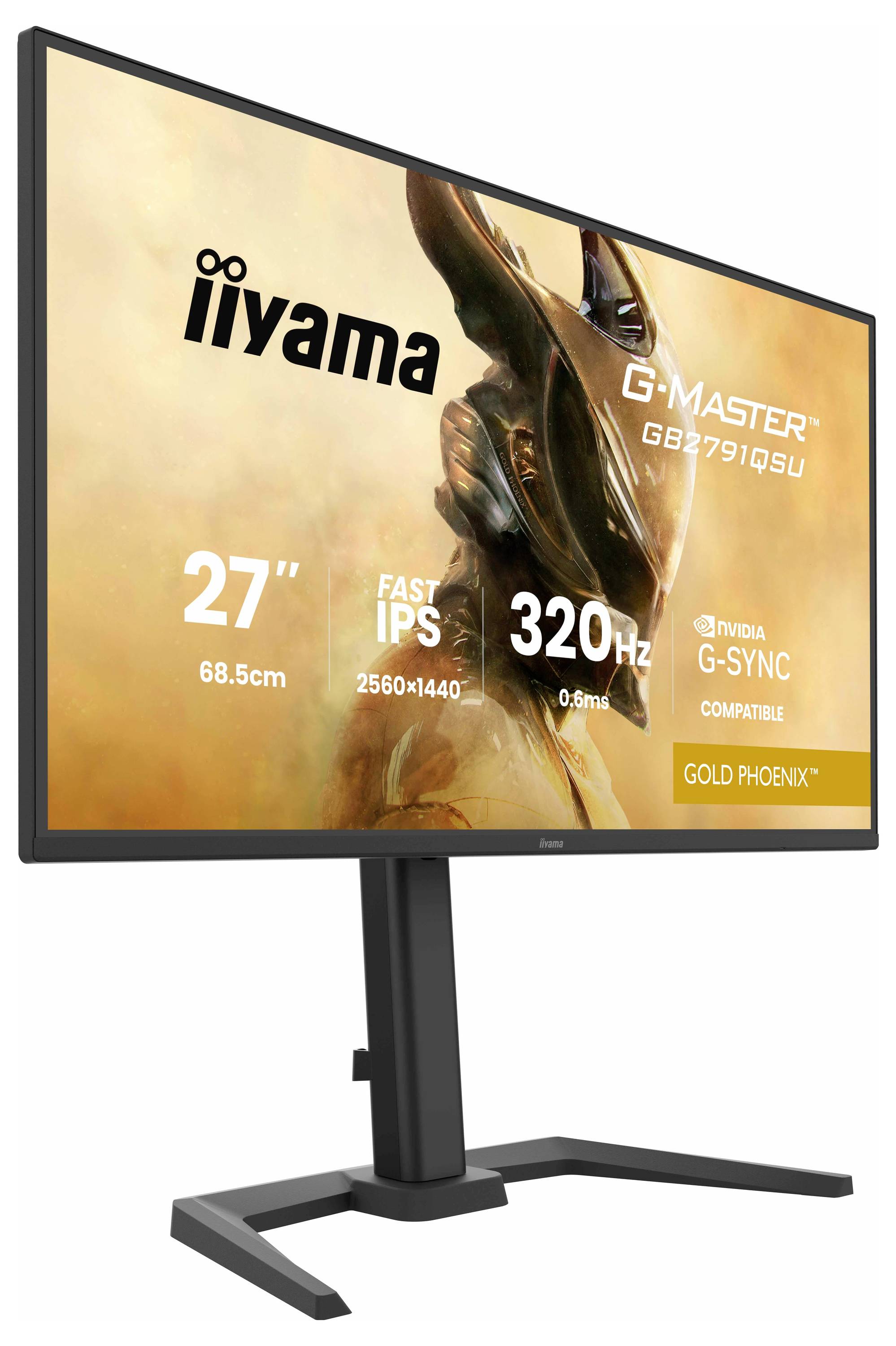 Iiyama G-MASTER Gaming Monitor EEK F (A - G) 68.6 cm (27 Zoll) 2560 x 1440 Pixel 16:9 0.6 ms IPS LED