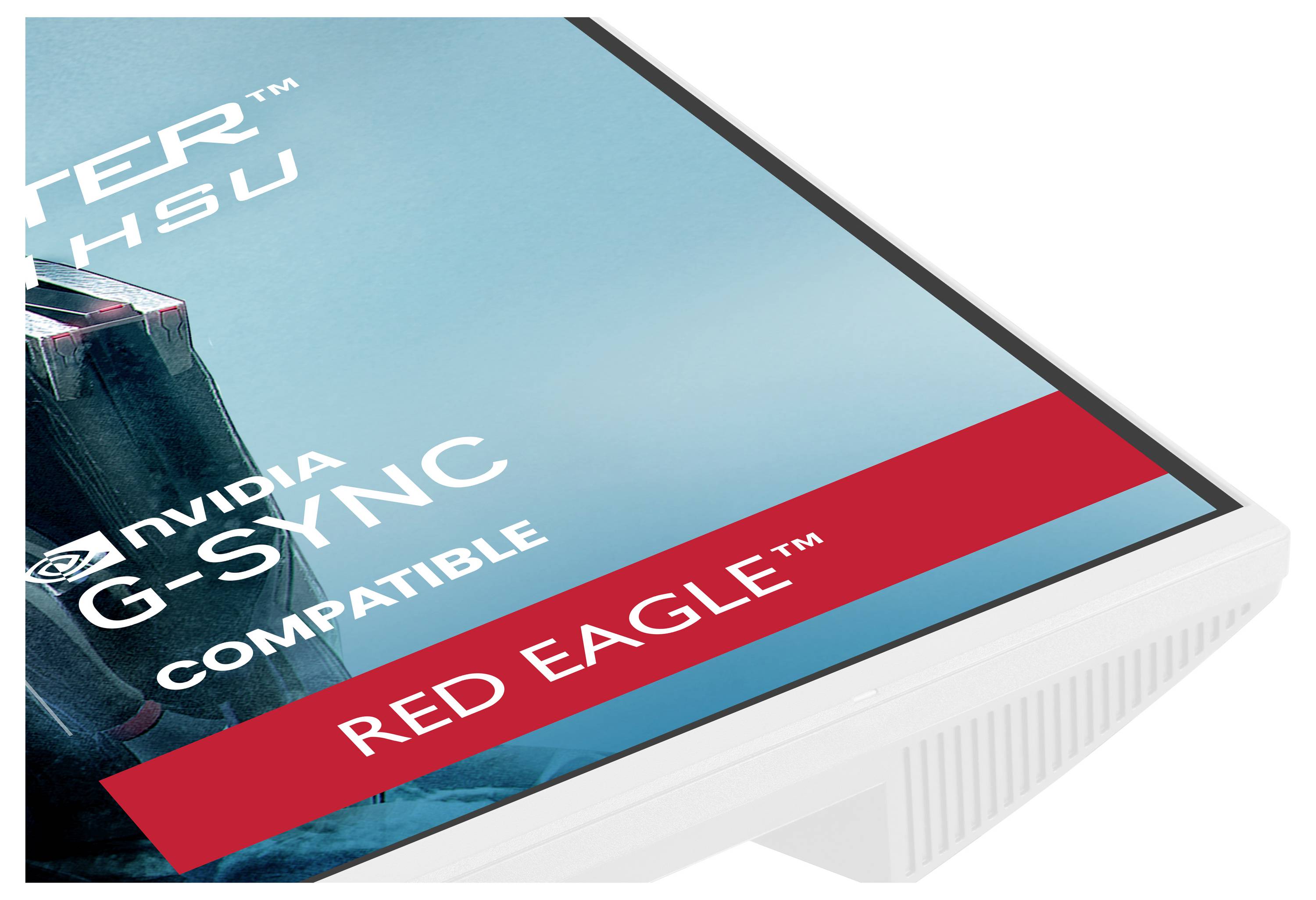 Eine Monitorecke zeigt „Red Eagle