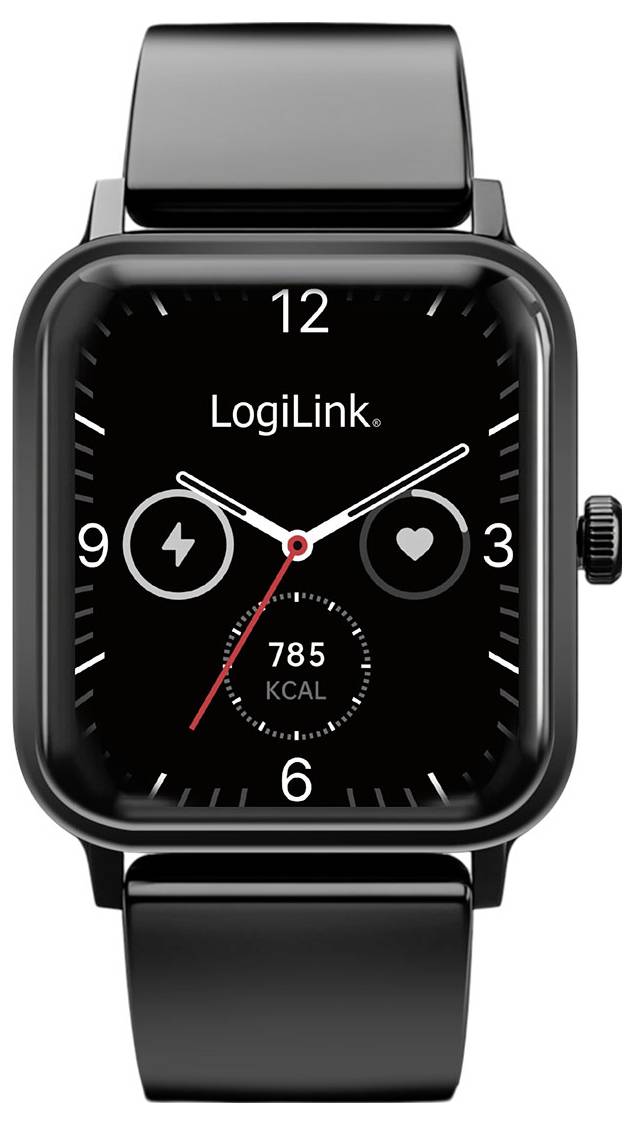 LogiLink SW0001B Smartwatch Schwarz