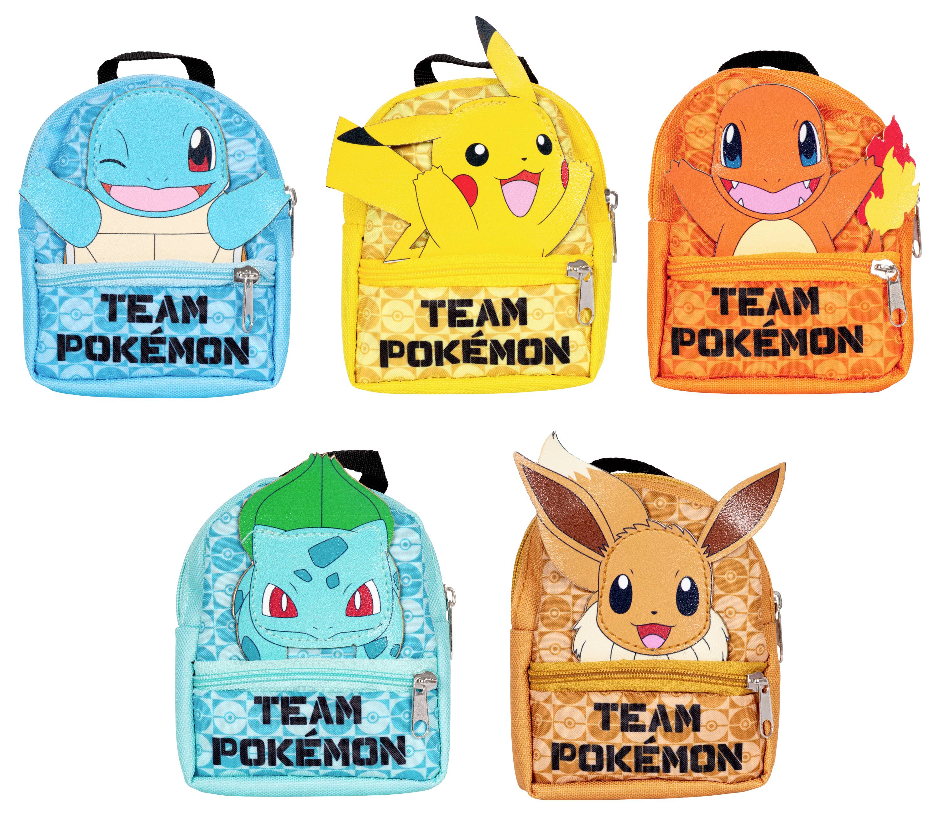 Bunte Rucksäcke mit Charakteren aus „Pokémon