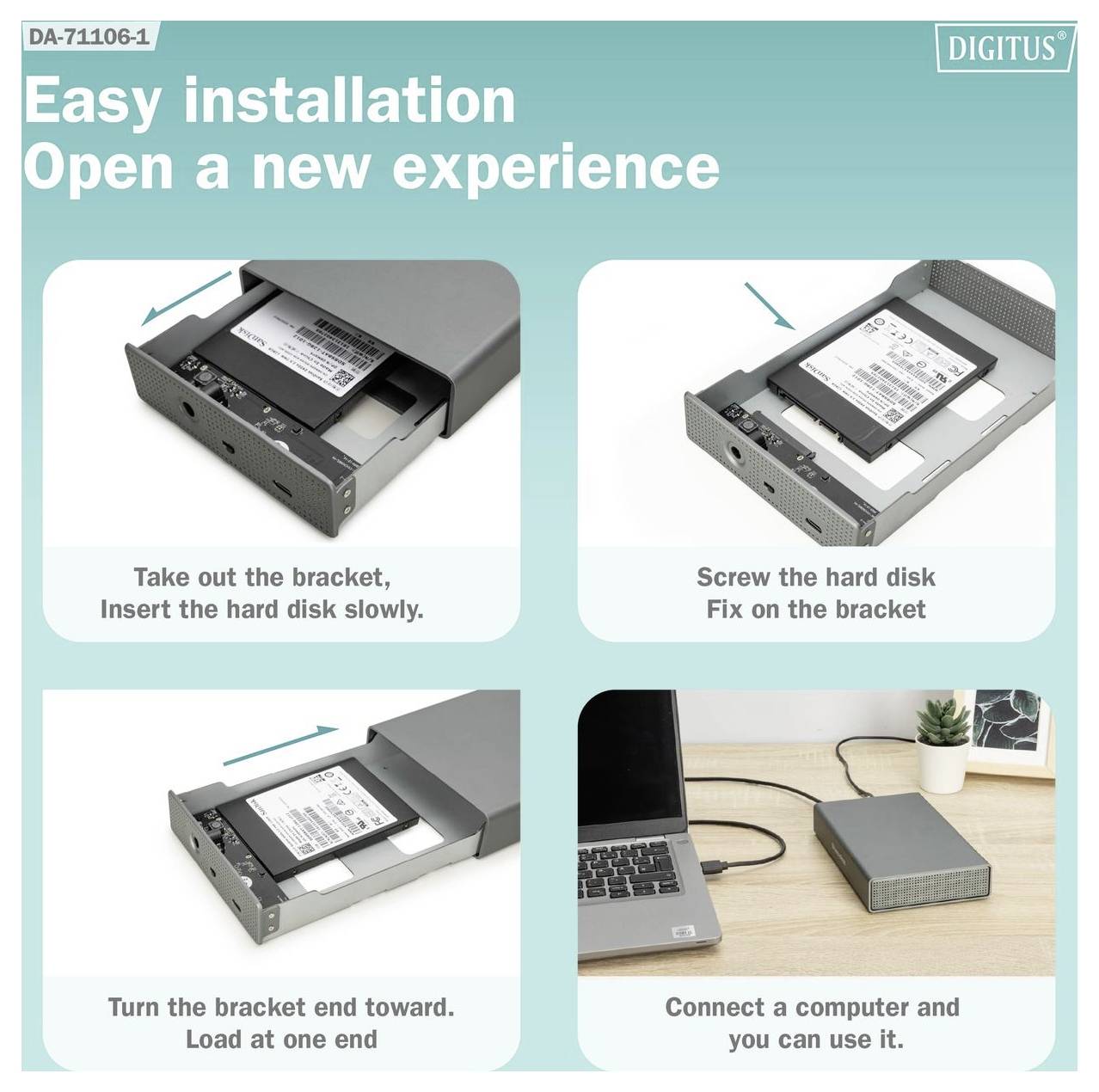 „Einfache Installation. Öffnen Sie ein neues Erlebnis.