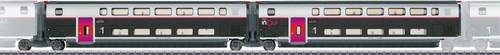 Märklin 043428 H0 Ergänzungswagen-Set 1 TGV inOui der SNCF Erg.-Set 1 TGV inOui SNCF