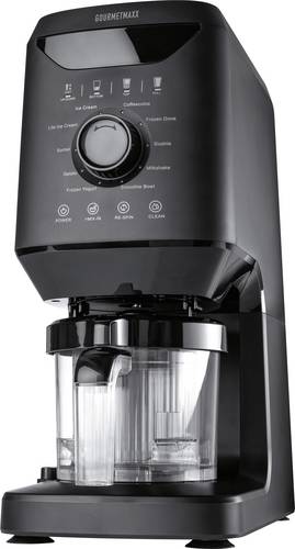 GourmetMaxx Eismaschine 800W schwarz 2x 500ml Eismaschine 500ml