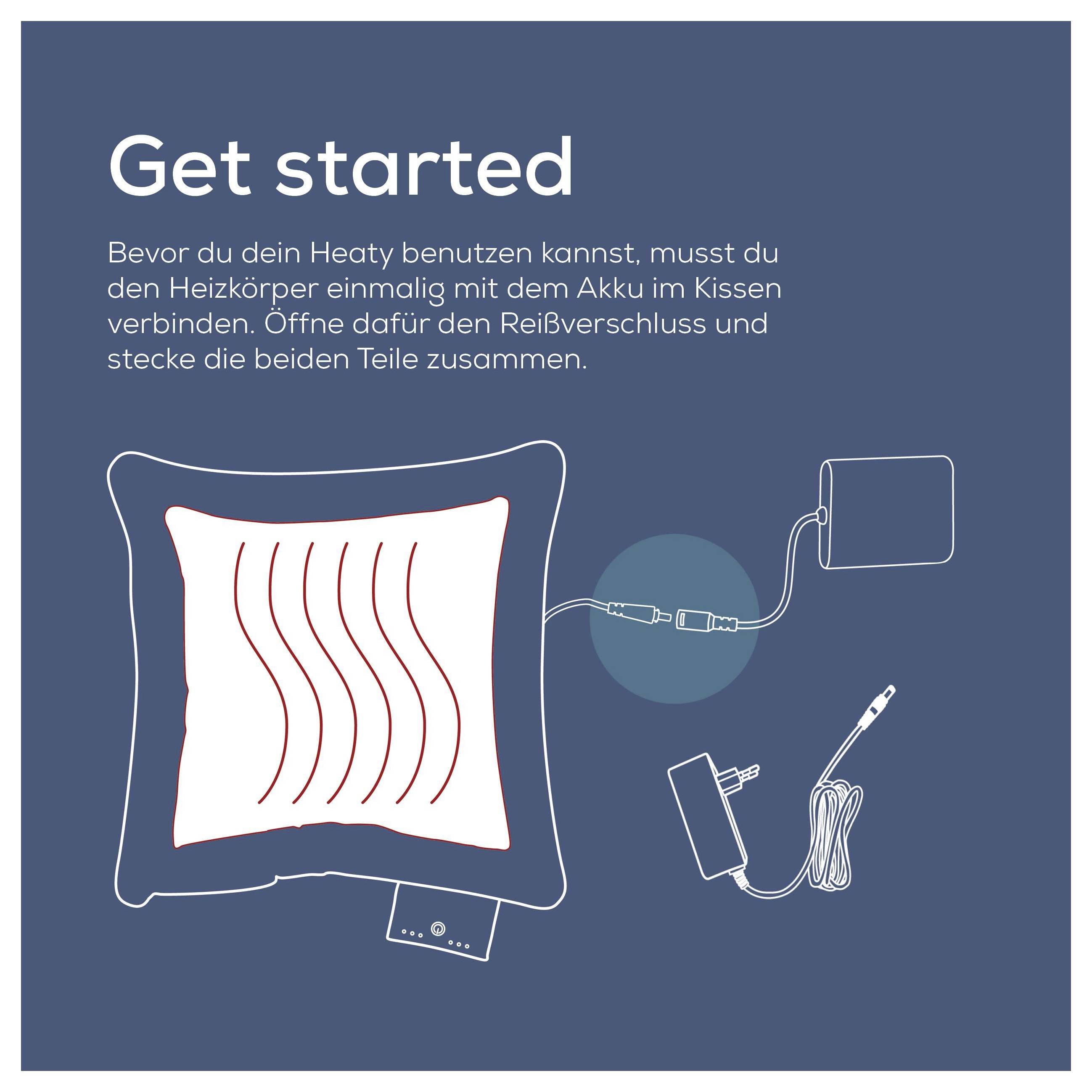 Beurer HK 77 Heaty obsidian-blue Heizkissen Obsidian Black