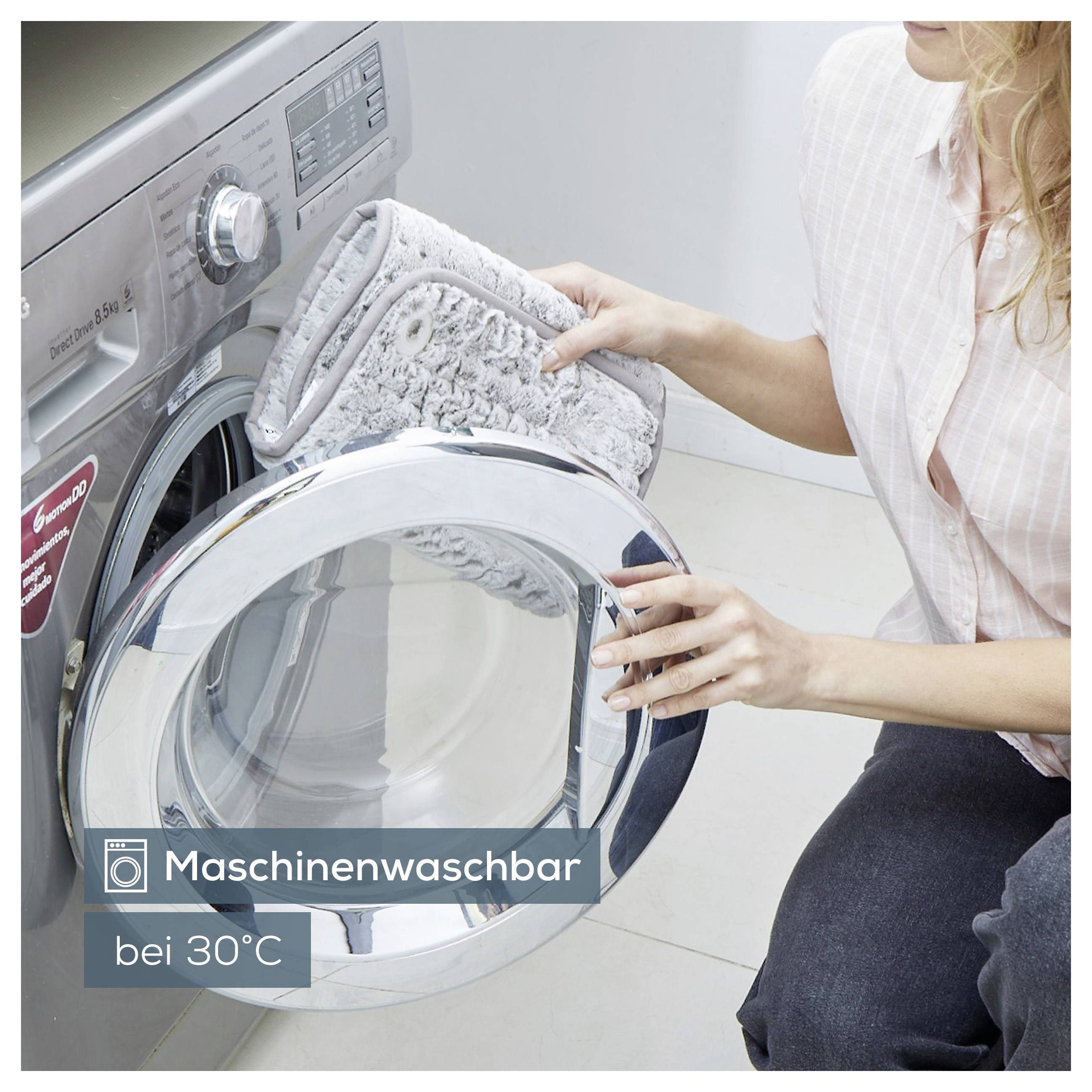 Beurer HK 126 XXL Nordic Taupe Heizdecke Dunkelgrau