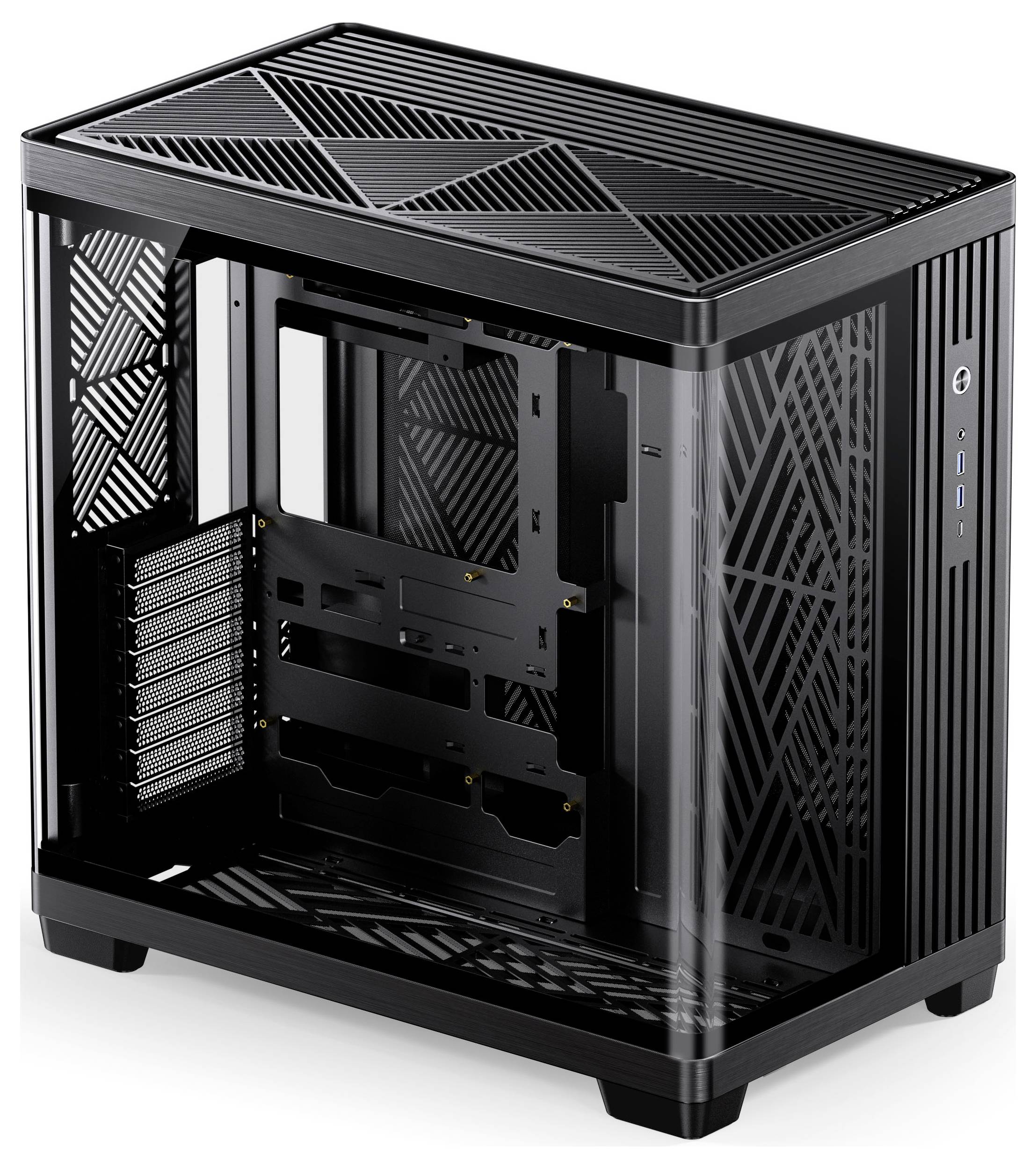 Ein aufgeschlagenes Buch mit einem Bergbild auf einem Ständer, neben einem geschlossenen Notizbuch mit einem Bleistift, was auf Lesen oder Lernen hindeutet.