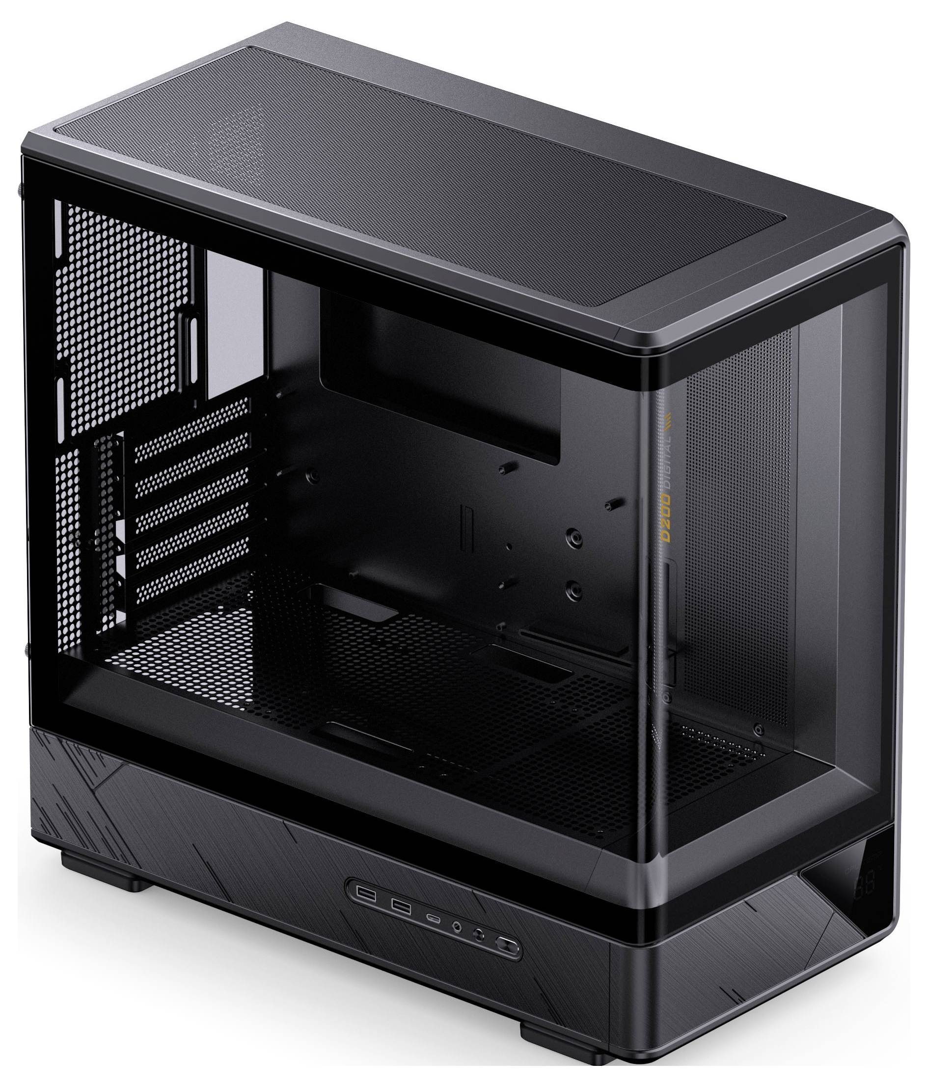 Jonsbo Mini-Tower Gehäuse, Gaming-Gehäuse, PC-Gehäuse Schwarz