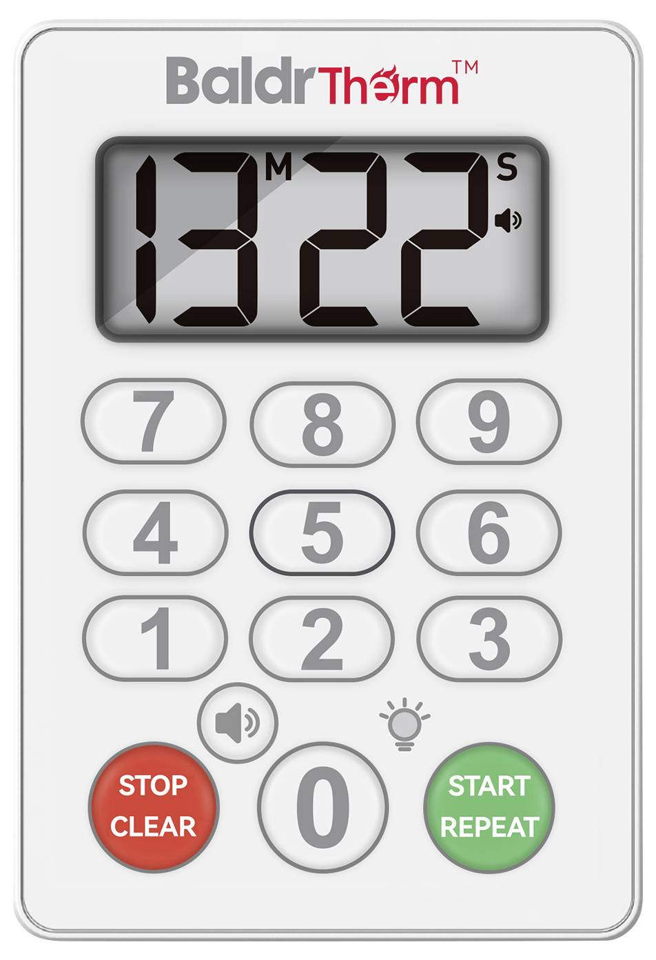 BaldrTherm Timer Weiß digital