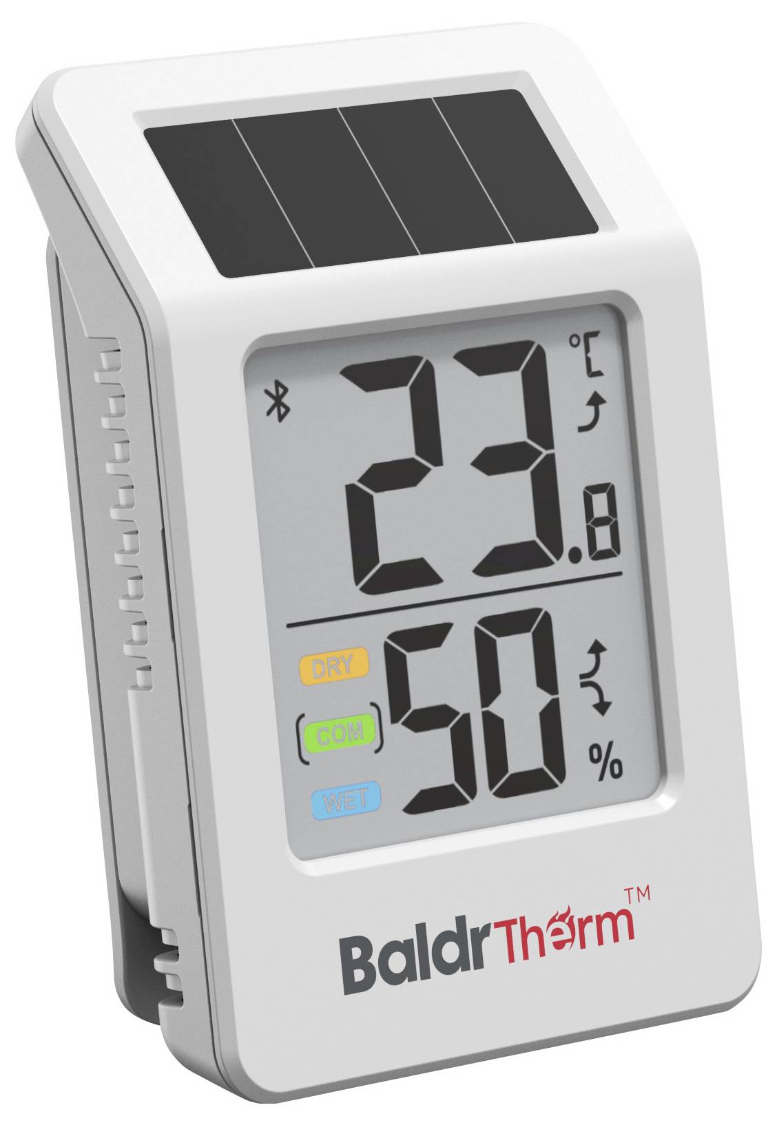 BaldrTherm Solar Thermo-/Hygrometer Weiß HCS702B