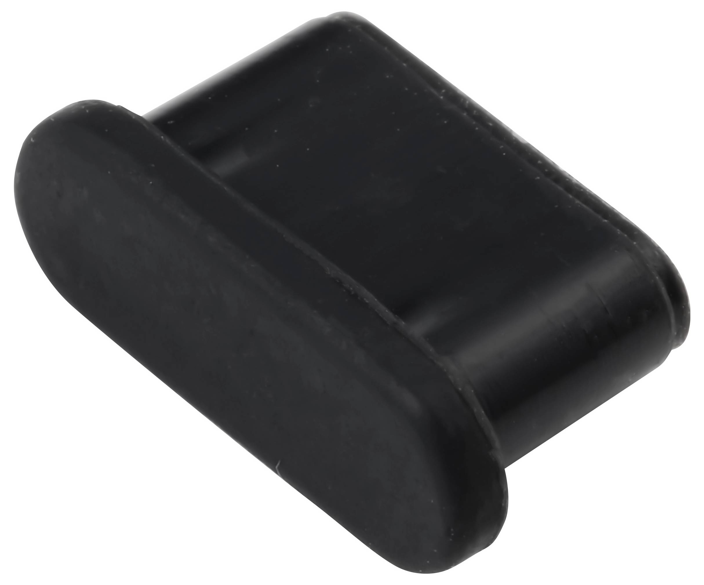 Renkforce USB-C® Staubschutzstecker für Mobilgeräte, schwarz, 4 Stück/Set, Schwarz