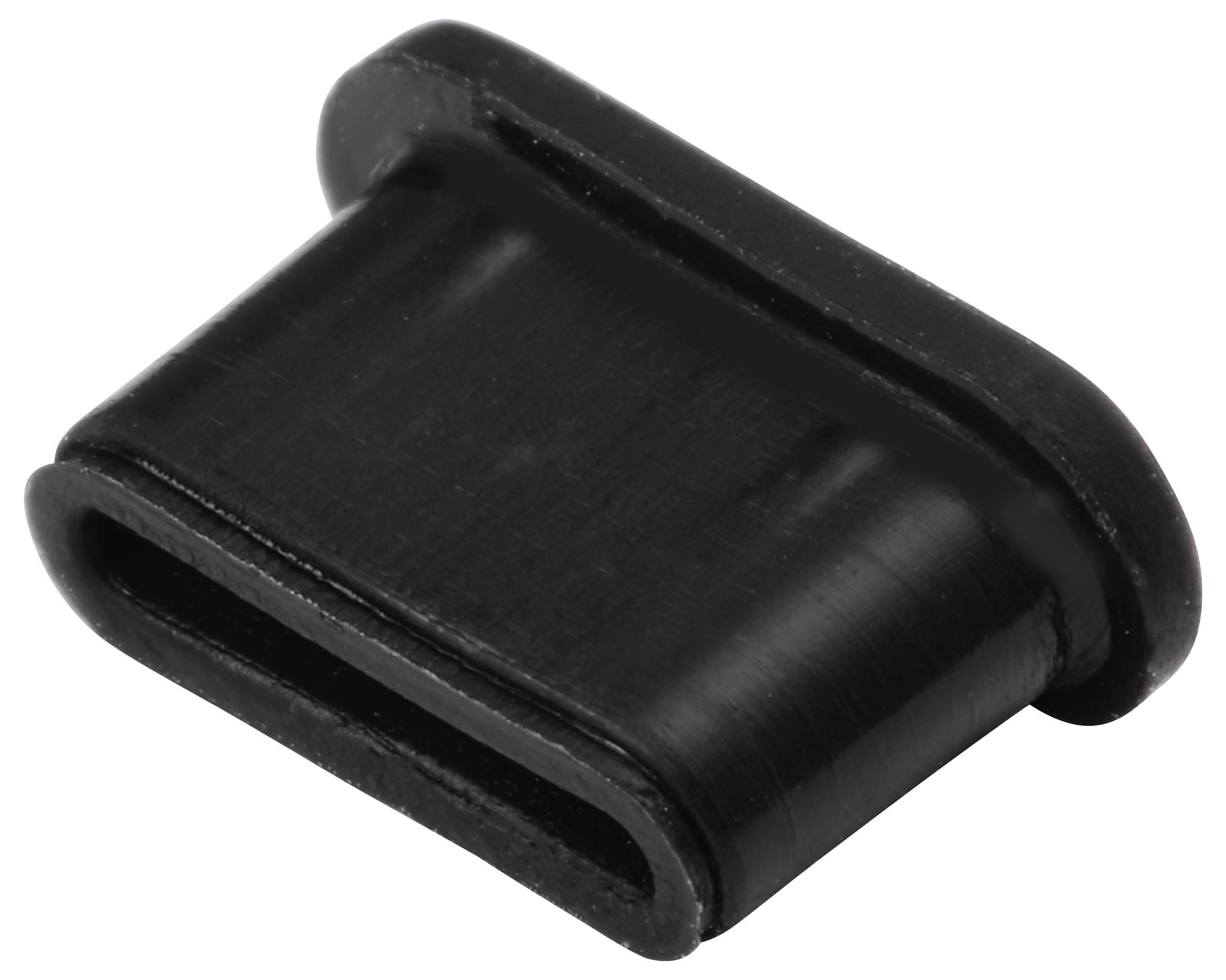 Renkforce USB-C® Staubschutzstecker für Mobilgeräte, schwarz, 4 Stück/Set, Schwarz
