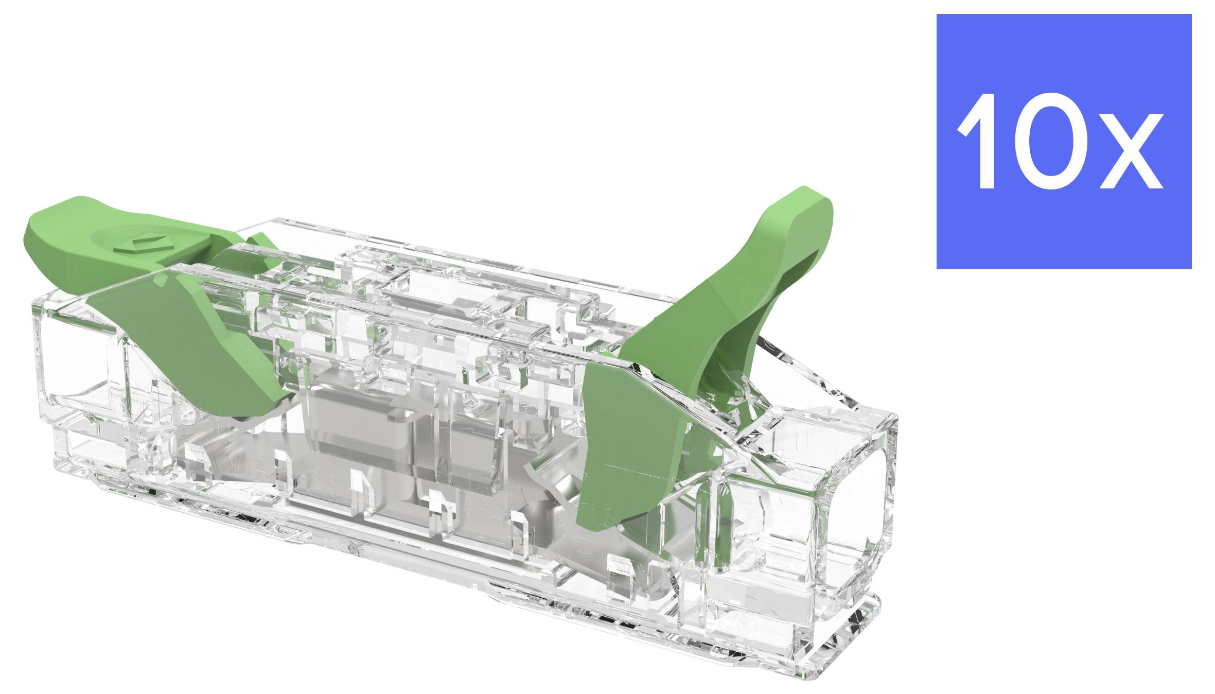 Degson DGBSC-SG02/4-01P (17-16ZH) Verbindungsklemme flexibel: 0.2-4mm² starr: 0.2-4mm² Polzahl: 1 10 St. Grün