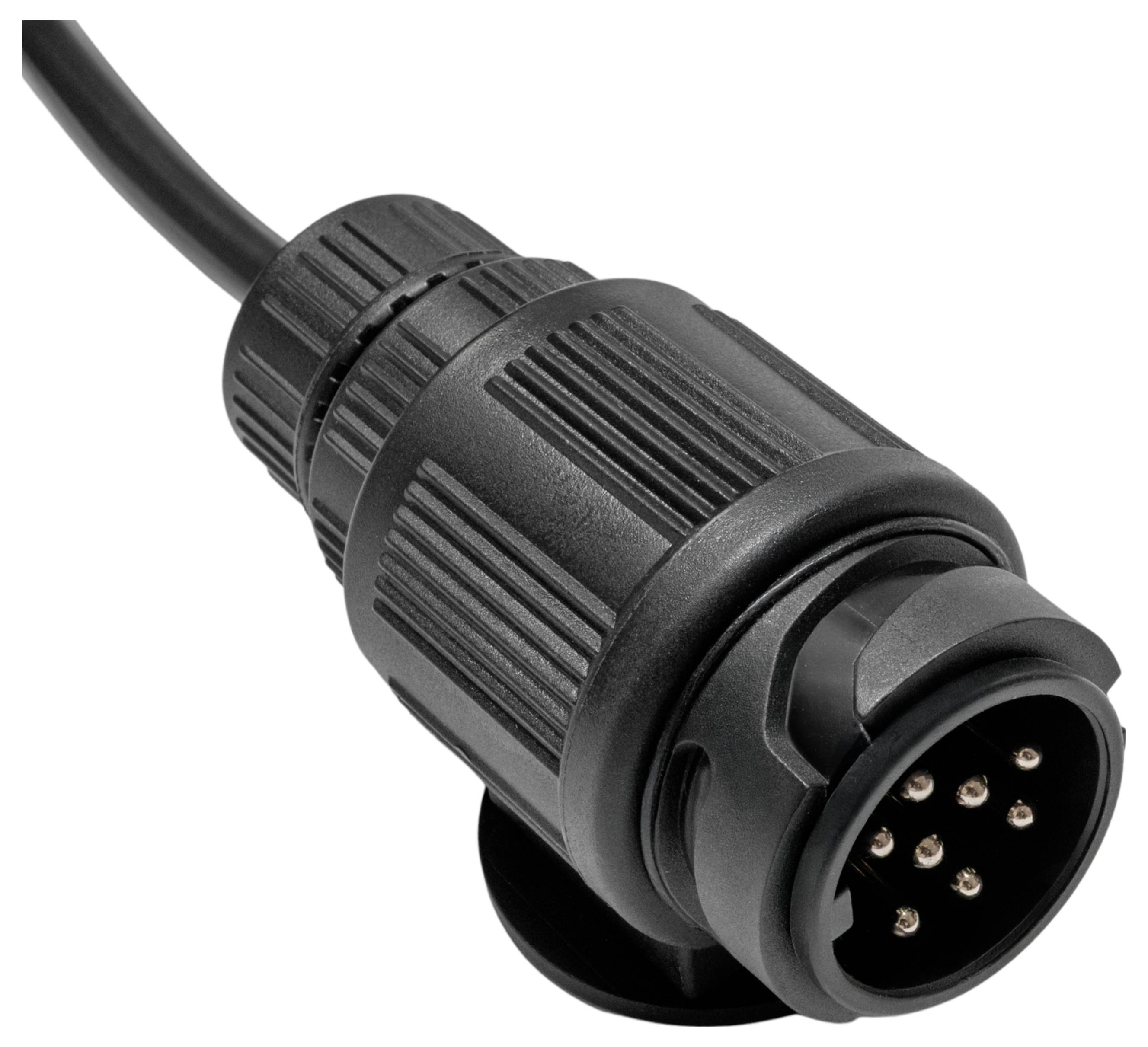 SecoRüt 60241 Anhänger Adapter [Steckdose 13polig - Steckdose 15polig, Steckdose 7polig Typ N, Steckdose 7polig Typ S]