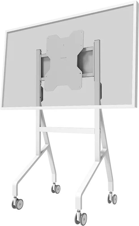 Neomounts FL50-515WH1 PC-/Monitor-Rollwagen Samsung Flip-Trolley 55-65" 1 Display(s) 139,7cm (55") - 165,1cm (65") Weiß Drehbar