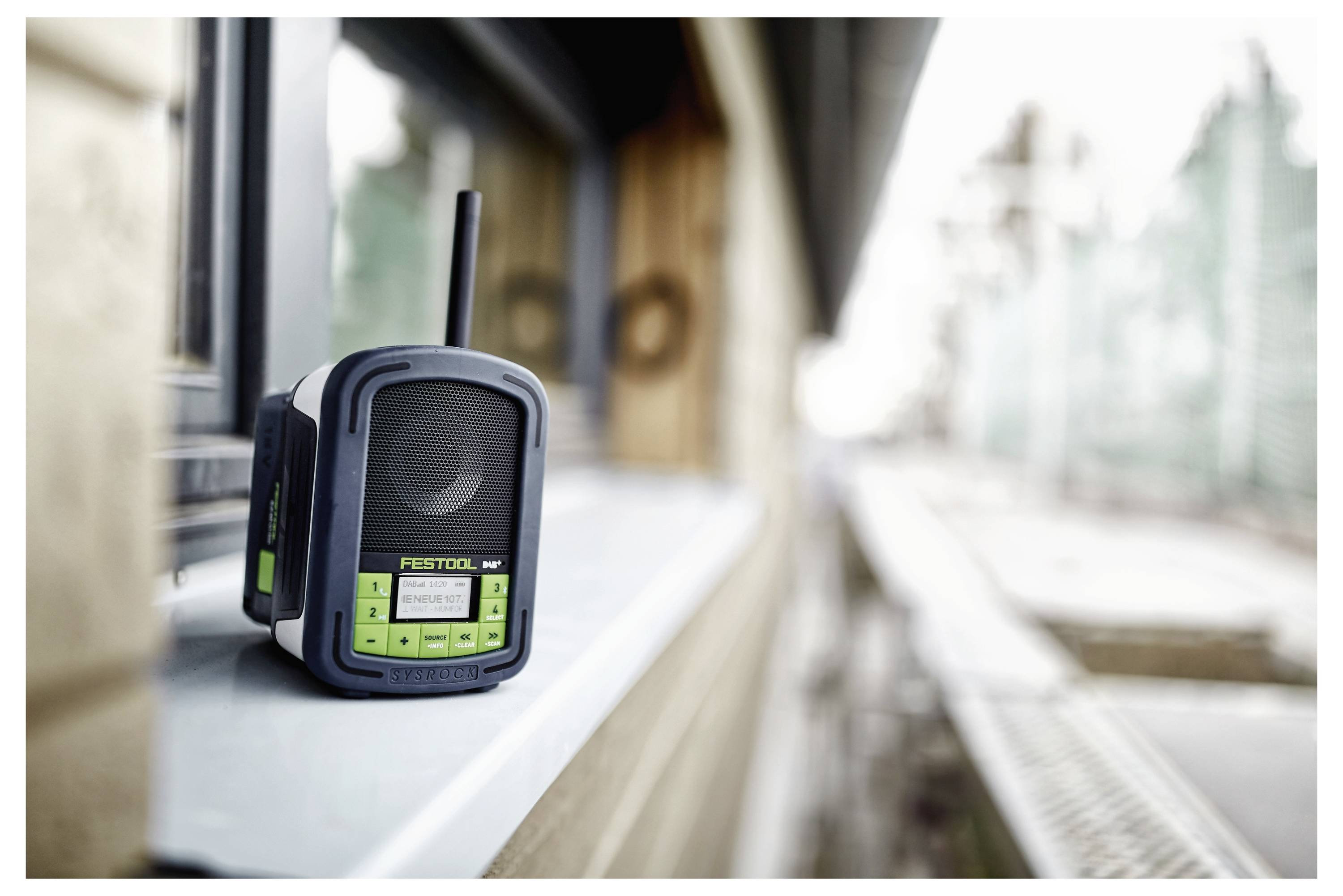Festool BR 10 DAB+ Baustellenradio FM, DAB+ AUX, Bluetooth®, USB