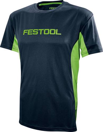 Festool 204004 Funktionsshirt Kleider-Größe=L Dunkelblau, Grün