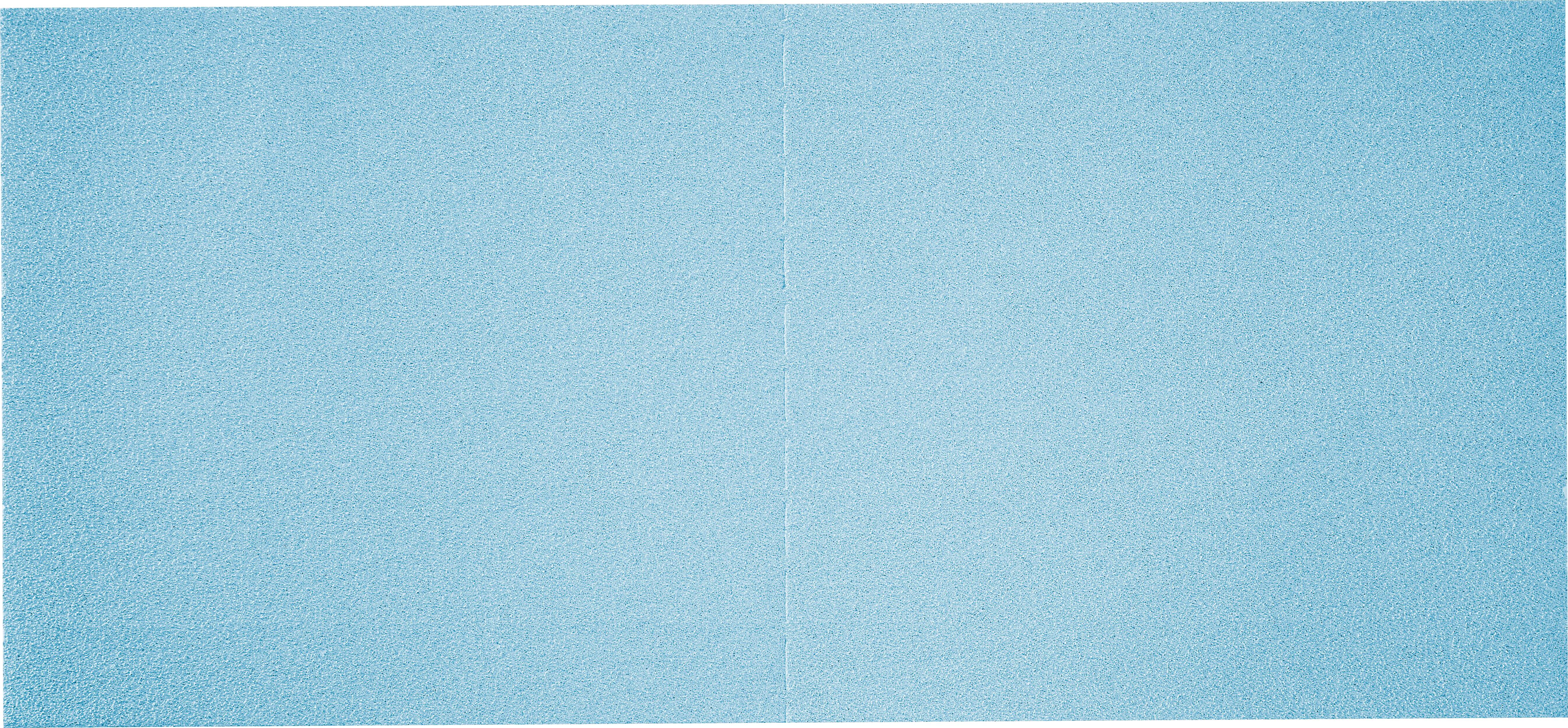 Eine solide blaue strukturierte Oberfläche mit einer feinen, subtilen vertikalen Linie, die durch die Mitte verläuft.