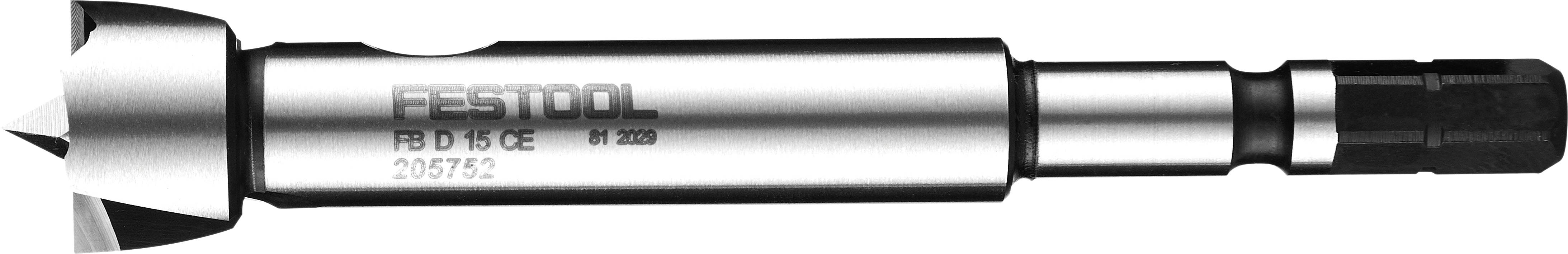 Ein Festool-Bohrer mit der Bezeichnung „RB D 16 CE