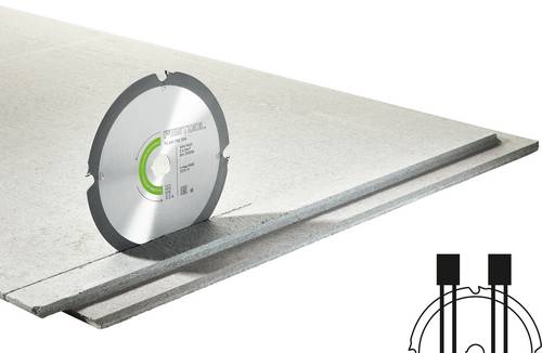 Festool DIA 168x1,8x20 F4 205769 Diamant Kreissägeblatt 168 x 20 x 1.20 mm Zähneanzahl: 4 1 St.