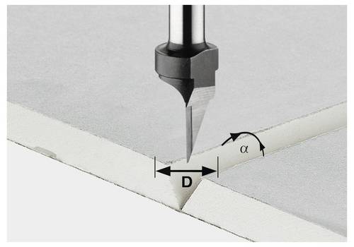Festool 491000 Gipskartonfräser Länge 55 mm Produktabmessung, Ø 12.50 mm Arbeits-Länge 14 mm Scha