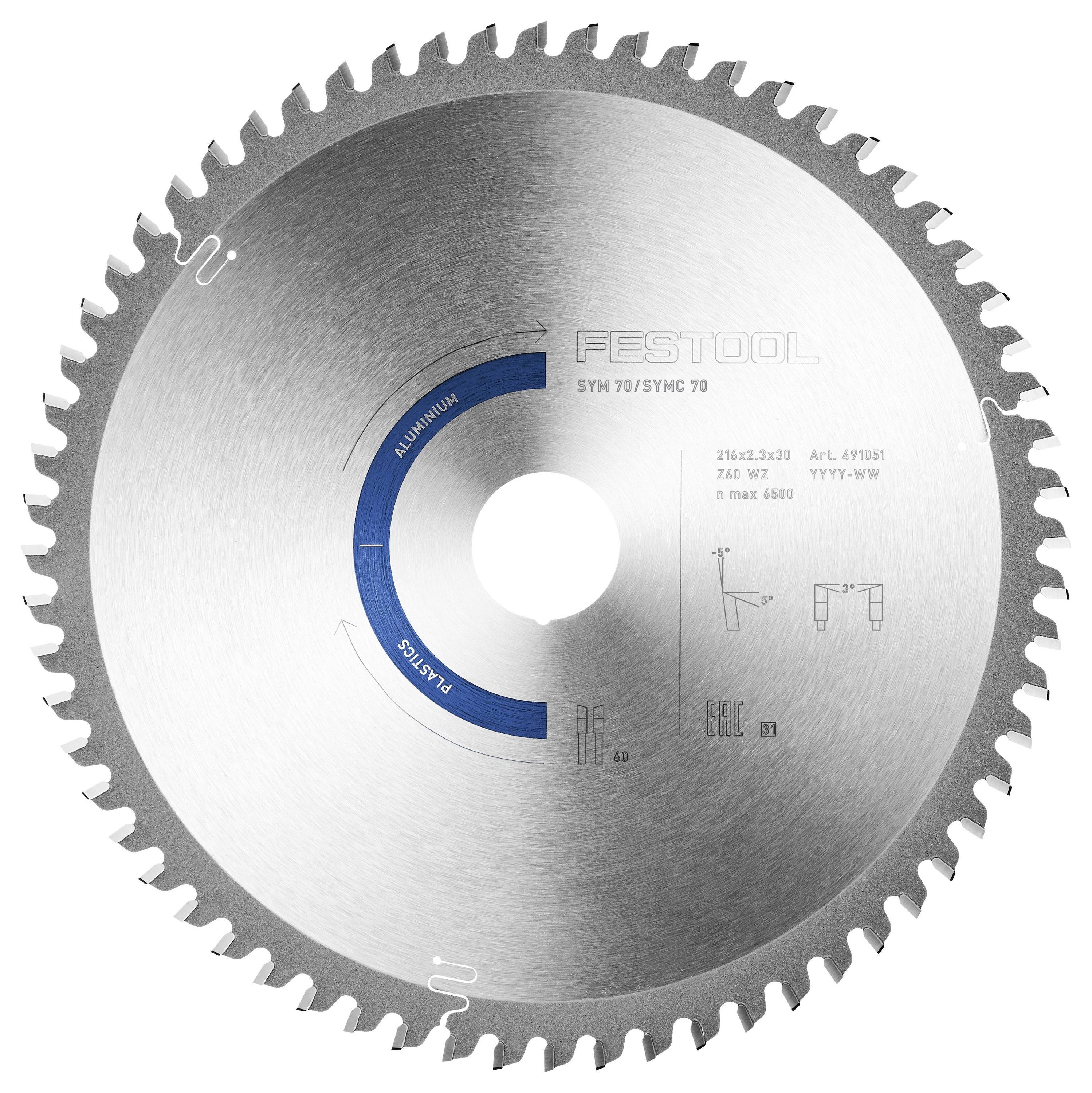 Ein Kreissägeblatt mit der Bezeichnung 