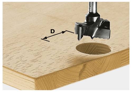 Festool 491072 Beschlagbohrer 20 mm Gesamtlänge 54.50 mm 1 St.