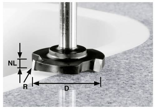 Festool 492701 Planfräser Produktabmessung, Ø 52 mm Arbeits-Länge 7.30 mm Schaftdurchmesser 12 mm