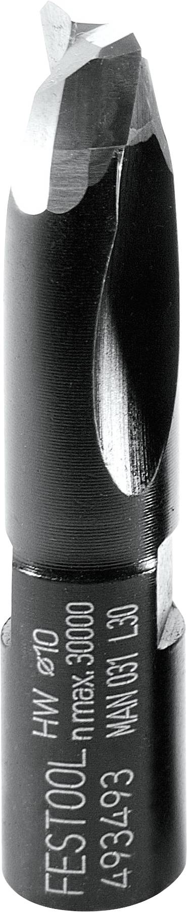 Ein Nahaufnahmebild eines schwarzen Fräswerkzeugs mit Gravuren einschließlich „20.0