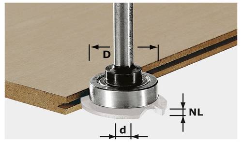Festool Frässpindel S8 1,5-5 KL28 499804 Durchmesser 28 mm