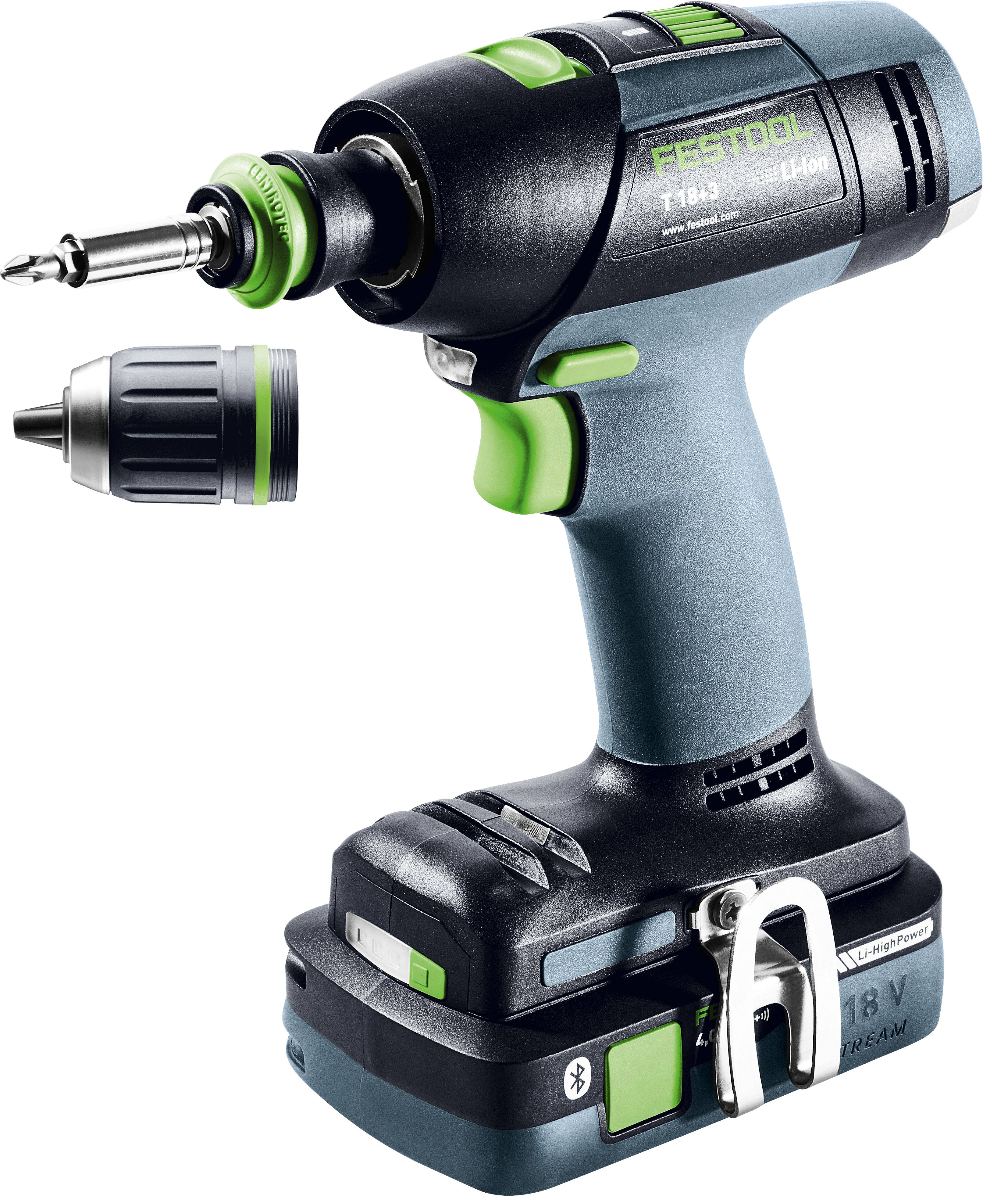 Festool T 18+3 HPC 4,0 I-Plus 576446 Akku-Bohrschrauber 18V 4Ah