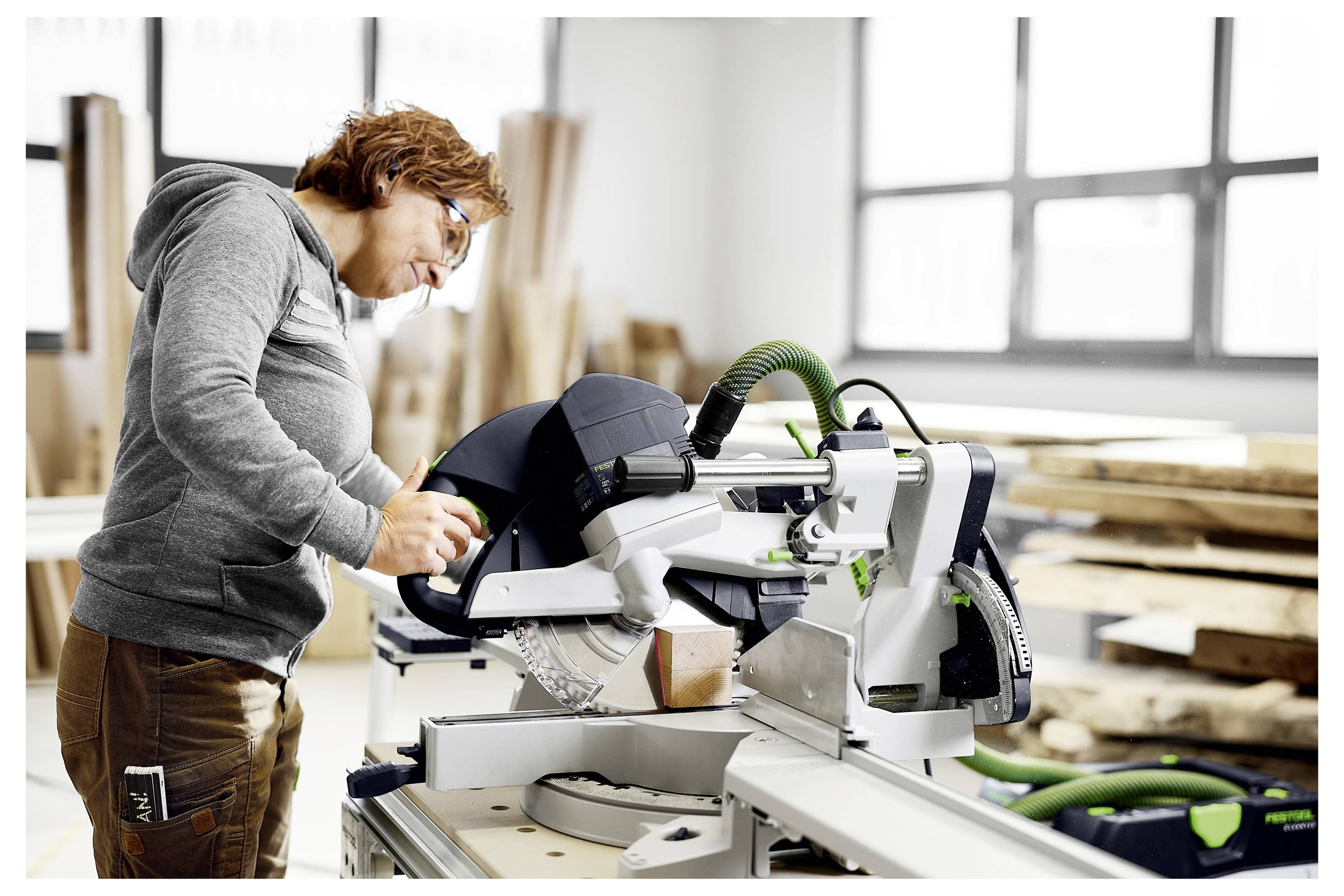 Festool KS 120 REB-Set-MFT Kapp-Zugsäge 260mm 1600W