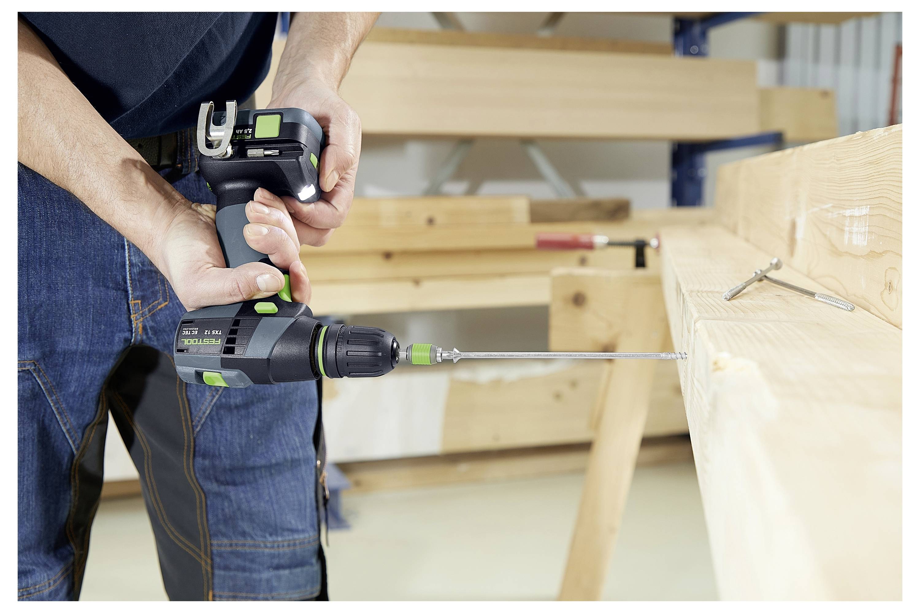 Festool TXS 12 2,5-Plus 576873 Akku-Bohrschrauber 10.8V 2.50Ah