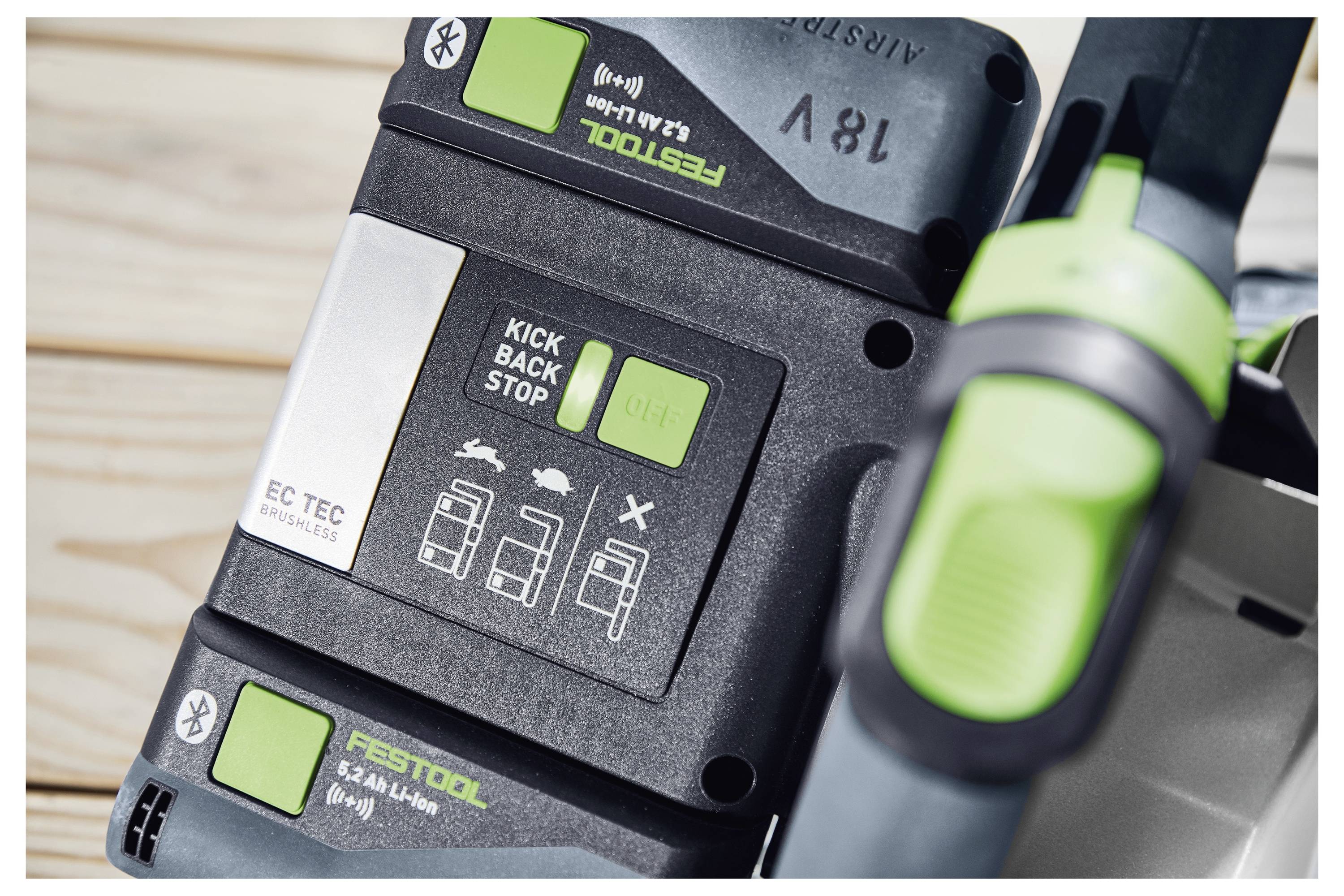 Festool Smart Service Batterie mit Rückstopp-Sicherung