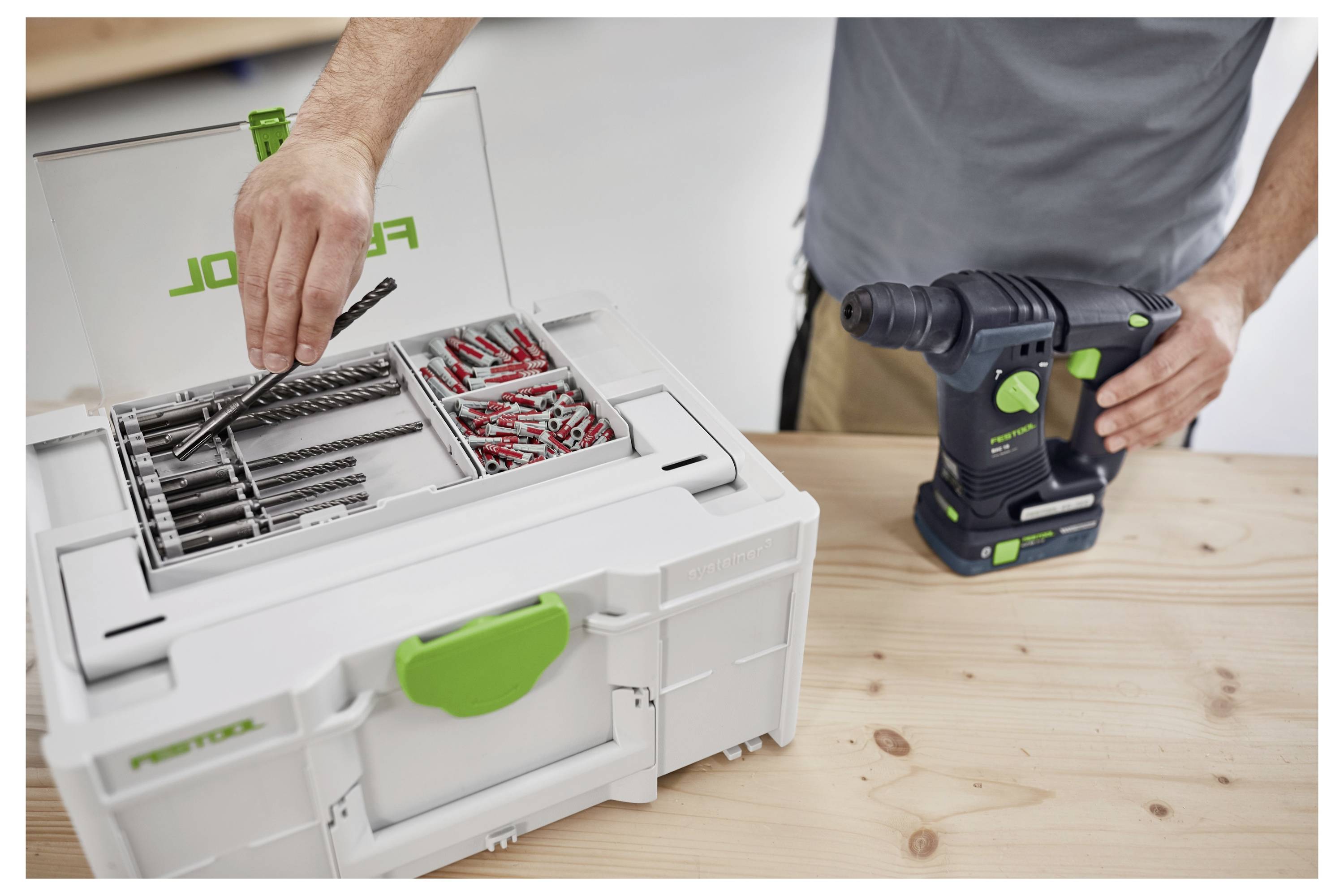 Festool 577398 BKS SYS3 D5-12 SDS Bohrer-Set 5 mm, 6 mm, 8 mm, 10 mm, 12mm
