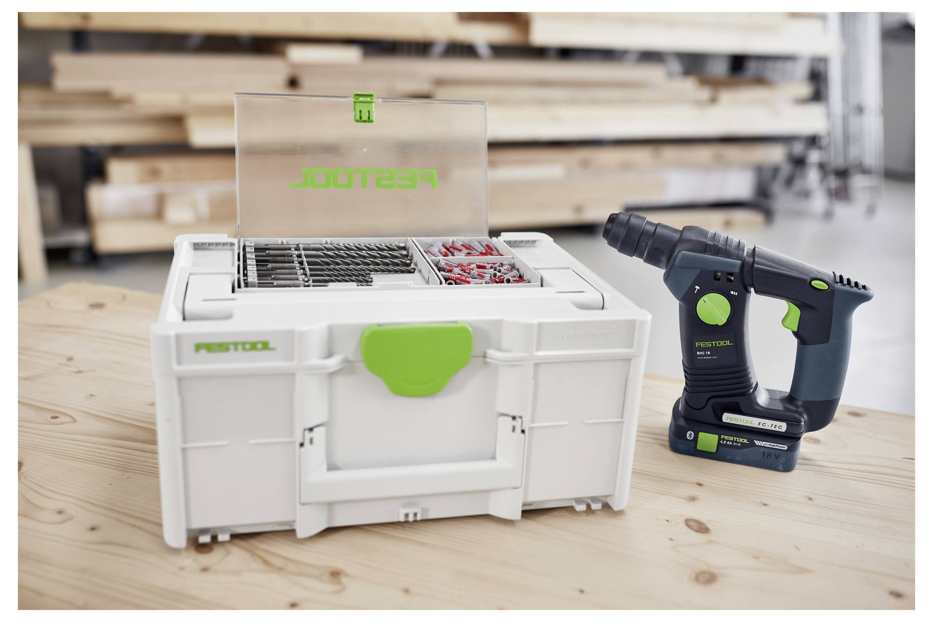 Festool 577398 BKS SYS3 D5-12 SDS Bohrer-Set 5 mm, 6 mm, 8 mm, 10 mm, 12mm