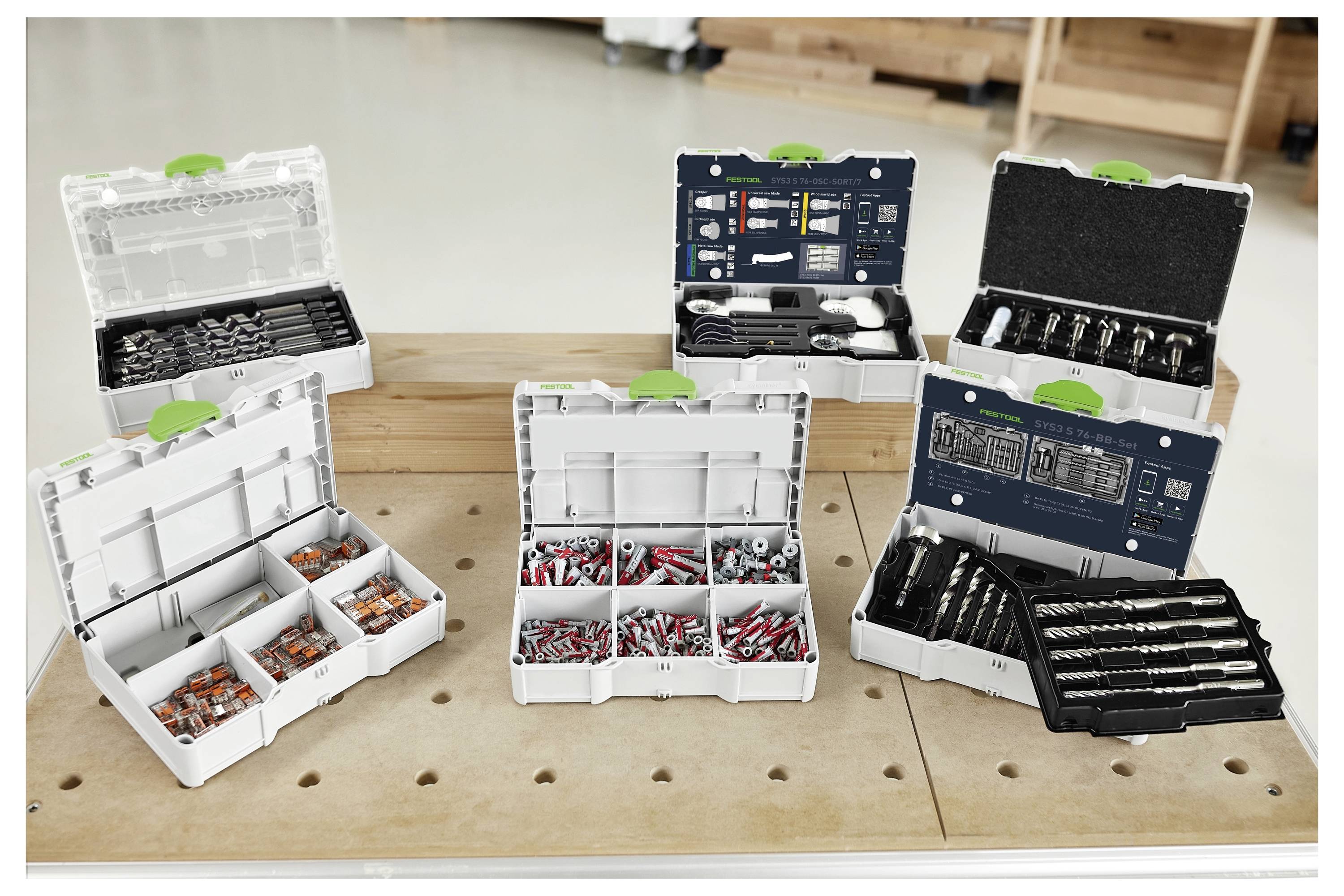 Ein schwarz-grüner Elektroschleiffer von Festool mit prominentem Ein-Aus-Schalter und sichtbarem 