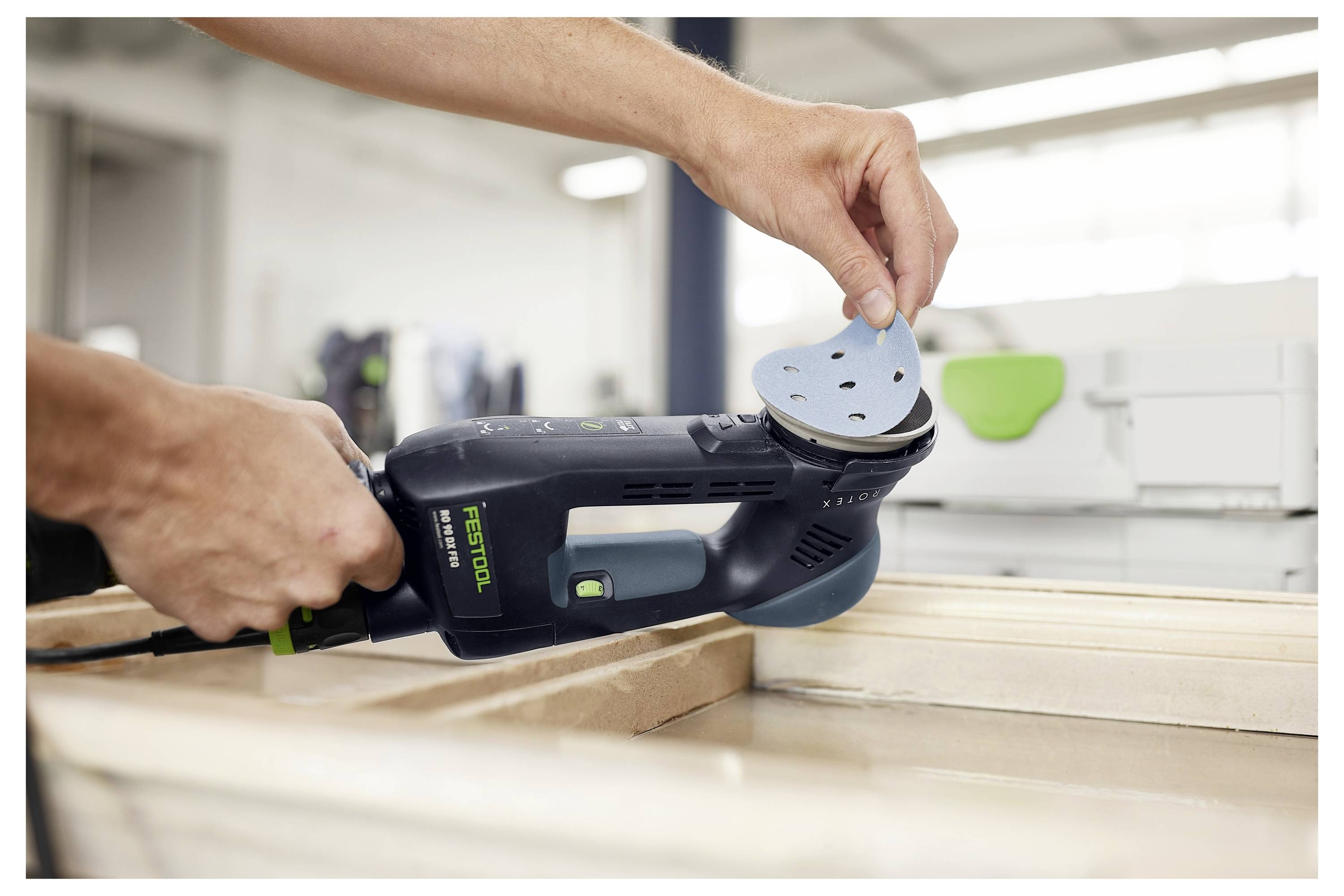 Festool 578196 Schleifscheiben-Box Durchmesser 90mm Körnung (num)=60, 80, 120, 180 1St.